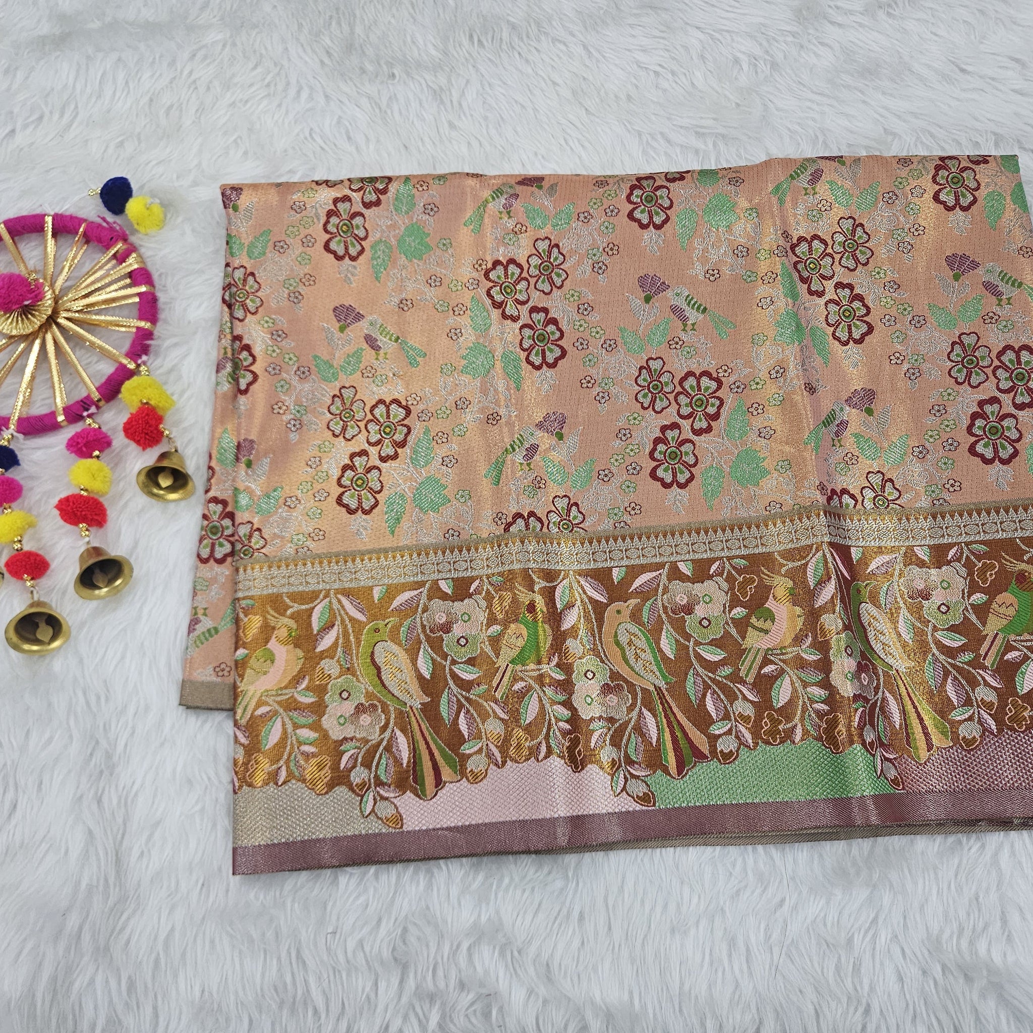 (2–5  Year) Lehenga – Unstitched (Blouse + Material)