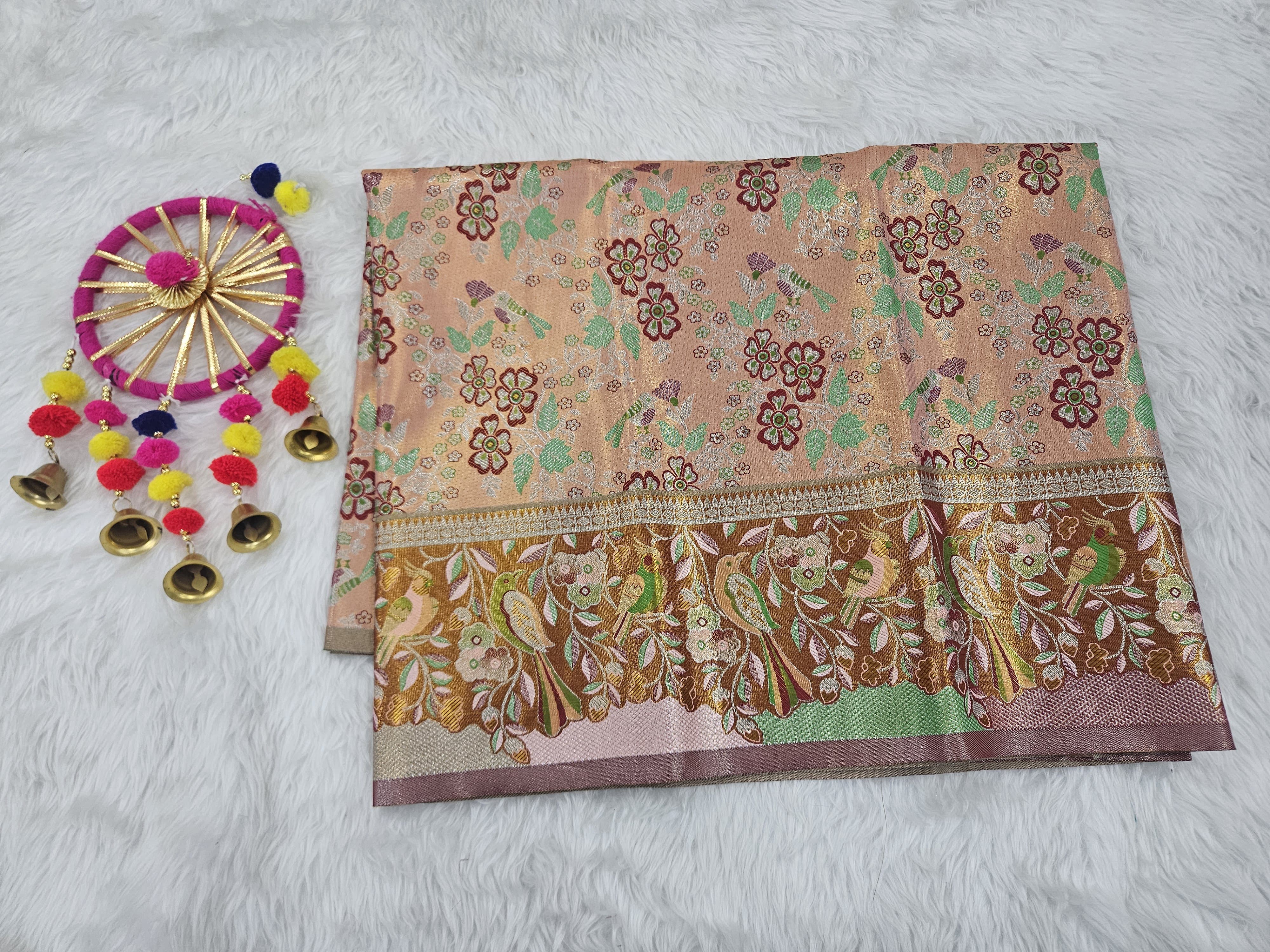 (2–5  Year) Lehenga – Unstitched (Blouse + Material)