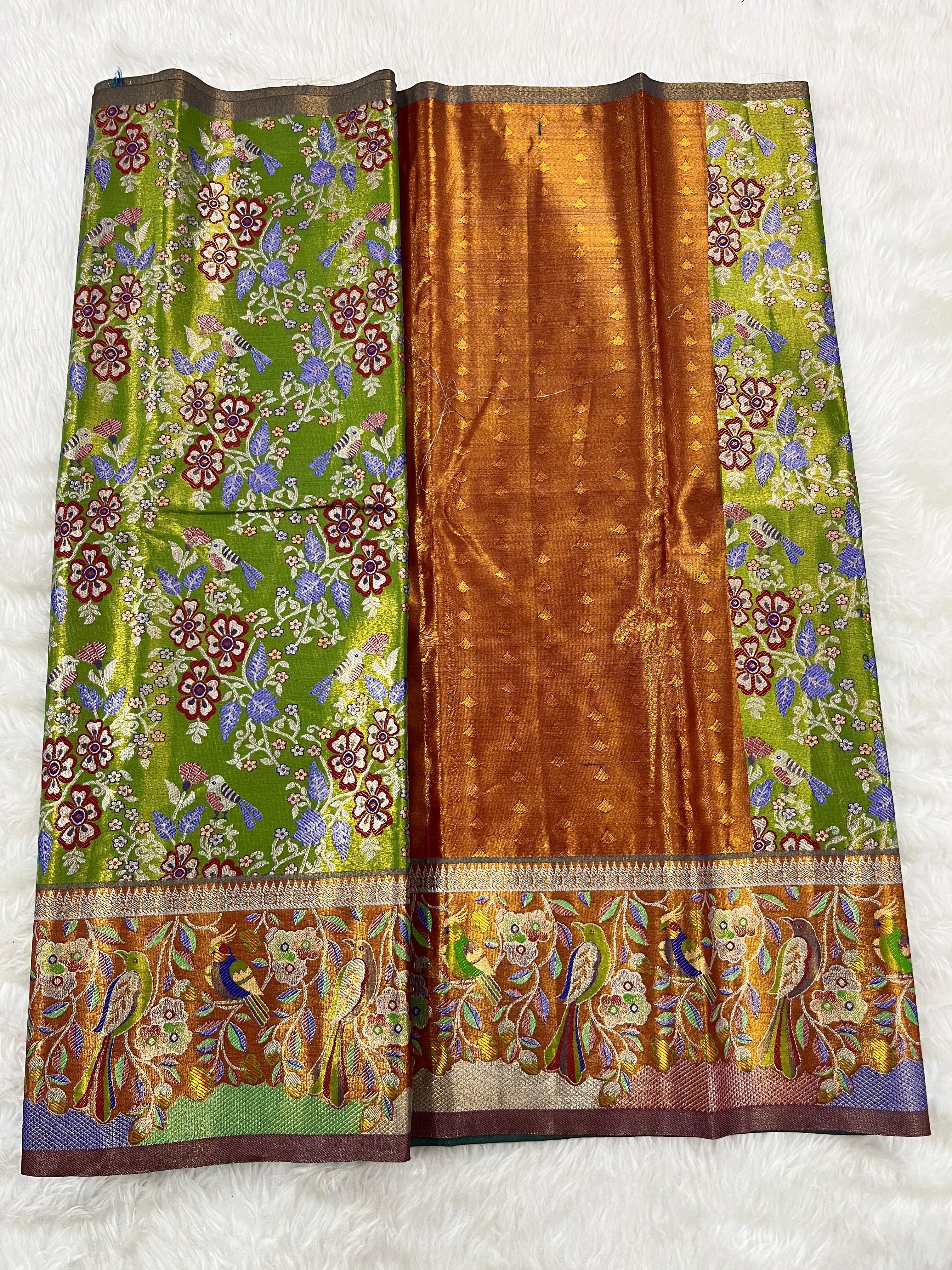 (2–5  Year) Lehenga – Unstitched (Blouse + Material)