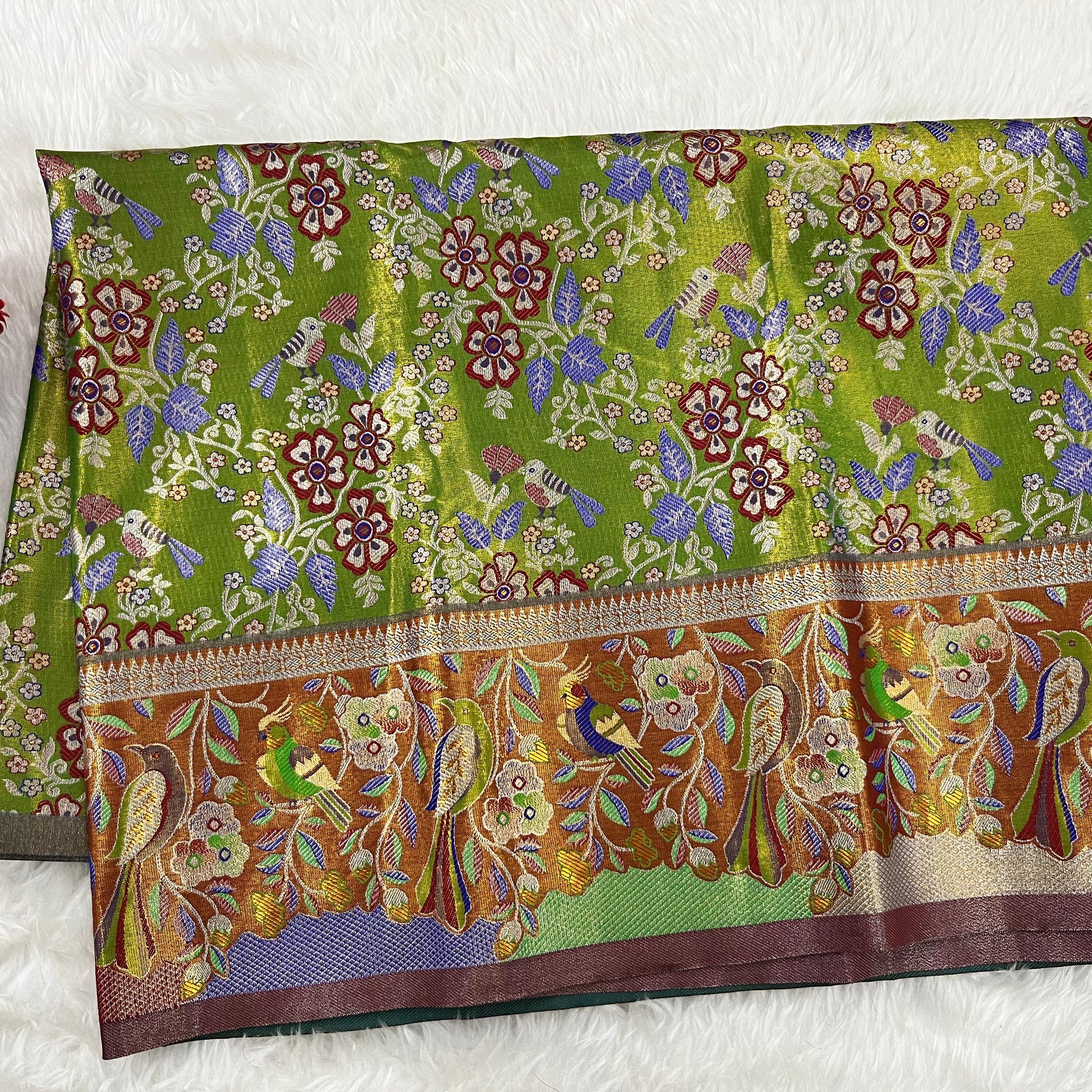 (2–5  Year) Lehenga – Unstitched (Blouse + Material)