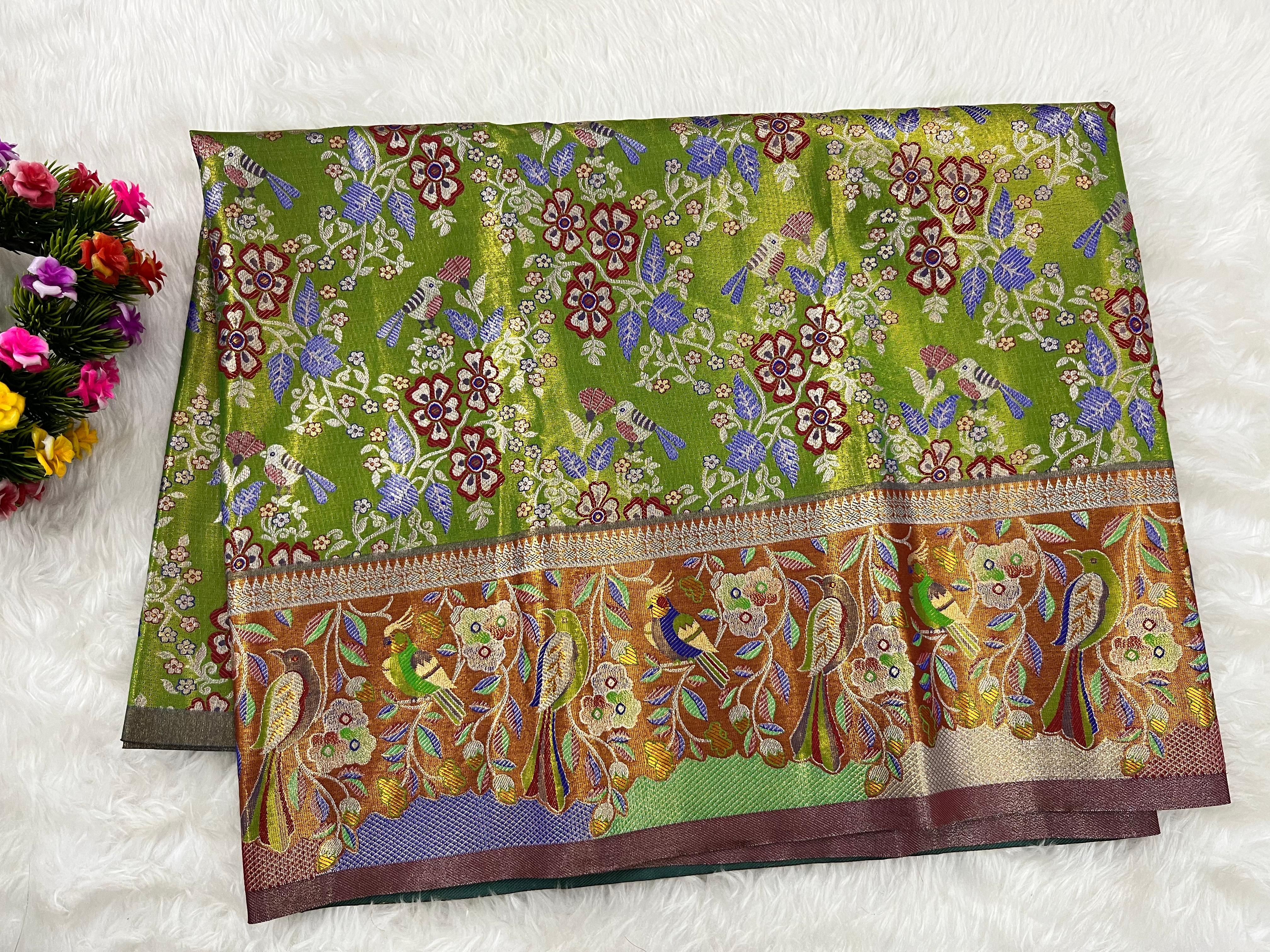 (2–5  Year) Lehenga – Unstitched (Blouse + Material)