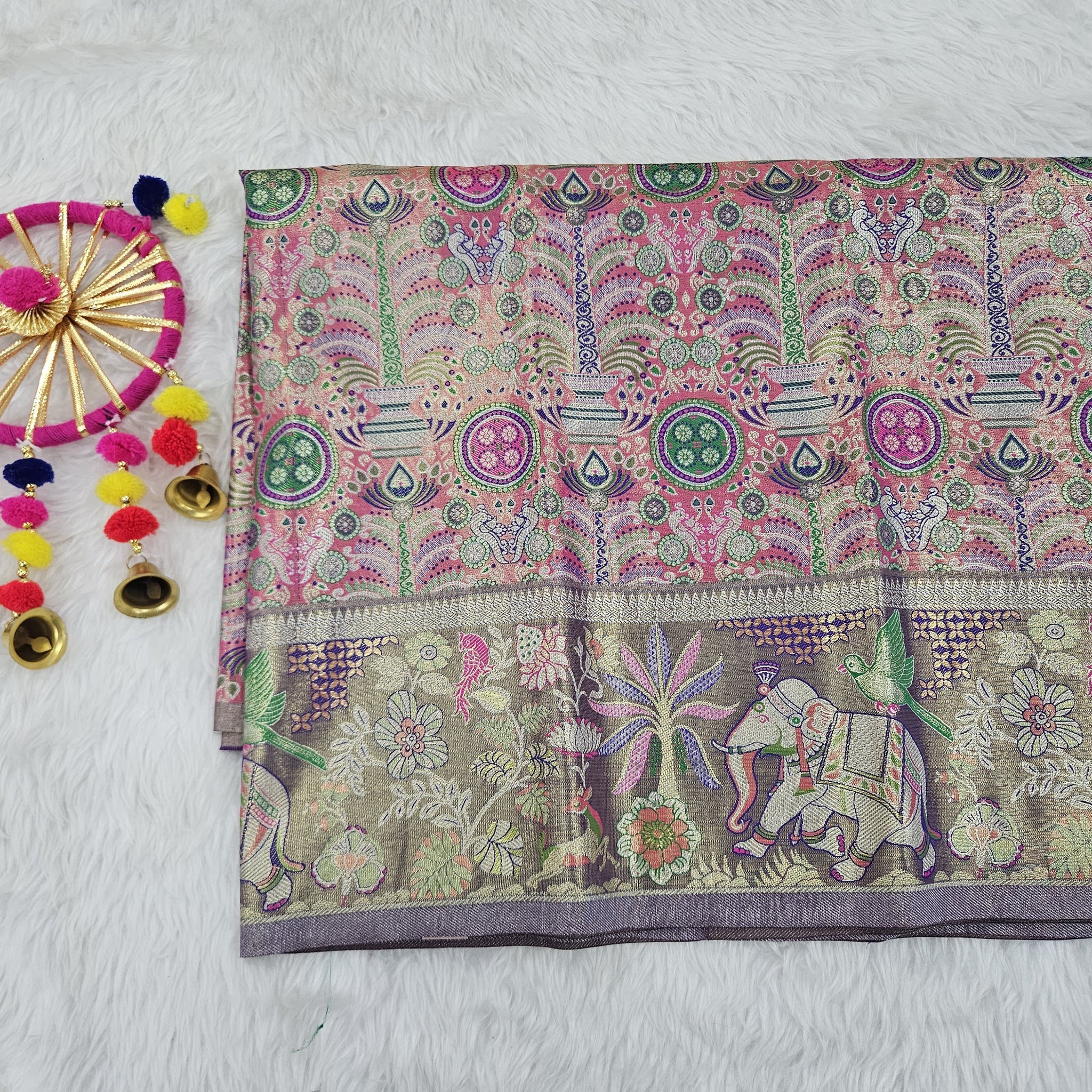 (2–5  Year) Lehenga – Unstitched (Blouse + Material)