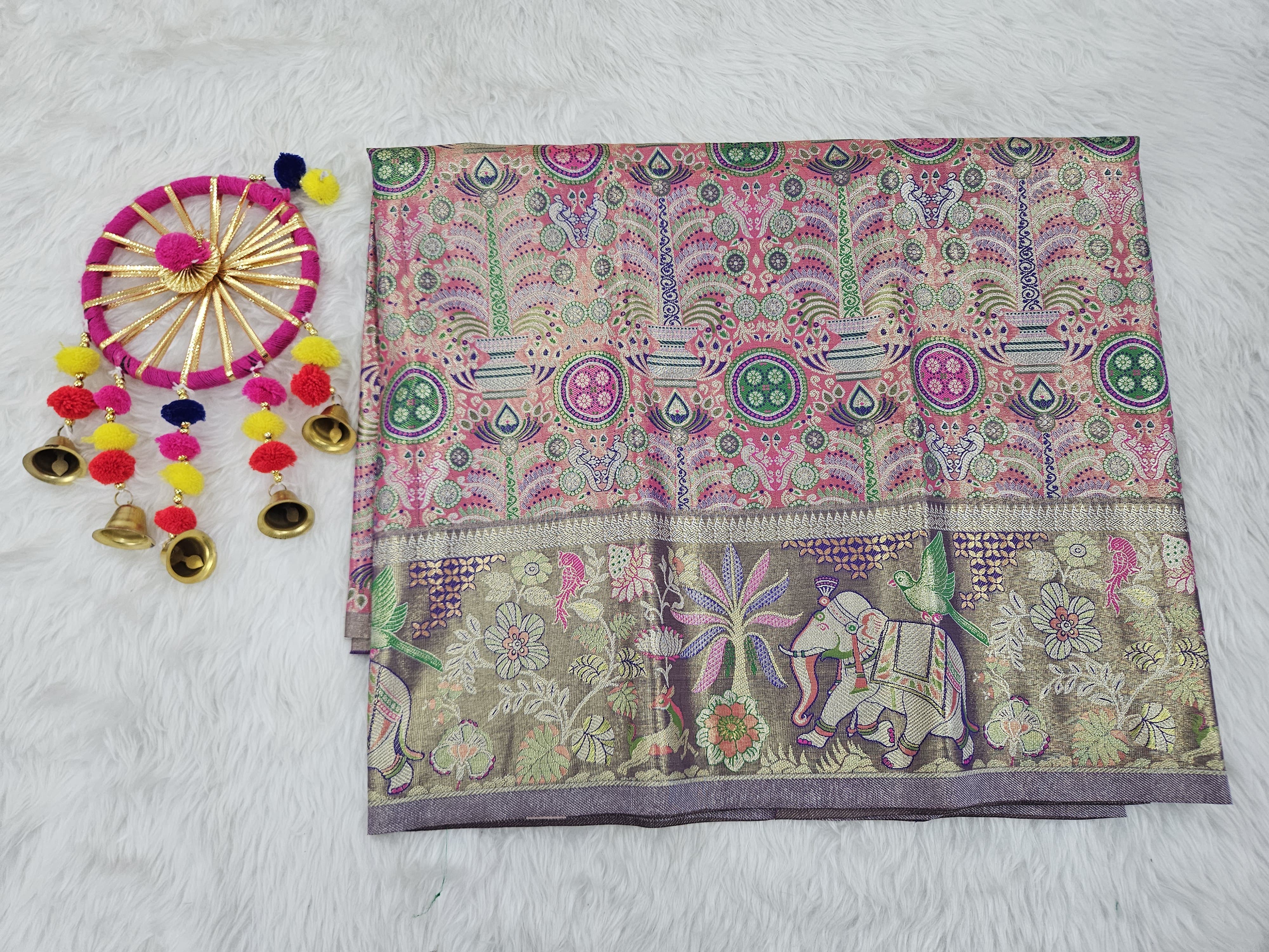 (2–5  Year) Lehenga – Unstitched (Blouse + Material)