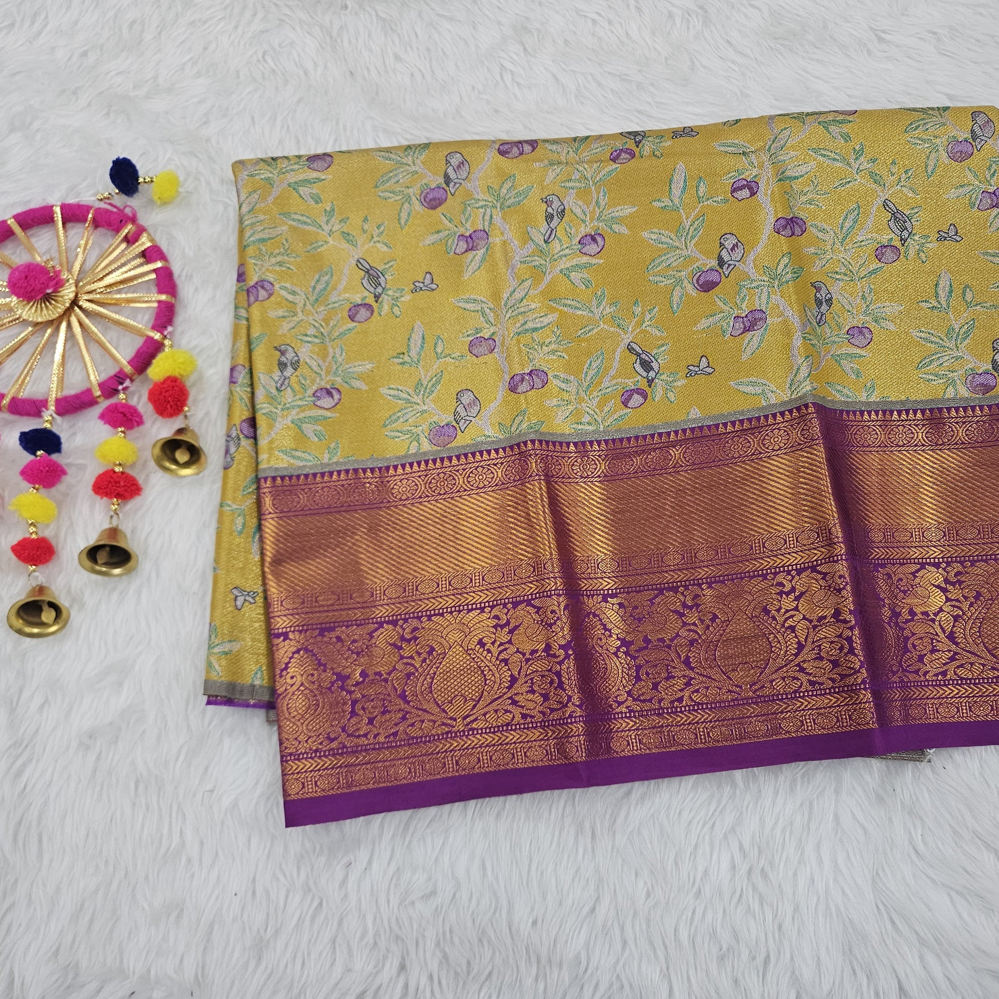 (2–5  Year) Lehenga – Unstitched (Blouse + Material)