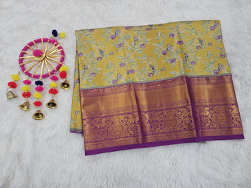 (2–5  Year) Lehenga – Unstitched (Blouse + Material)