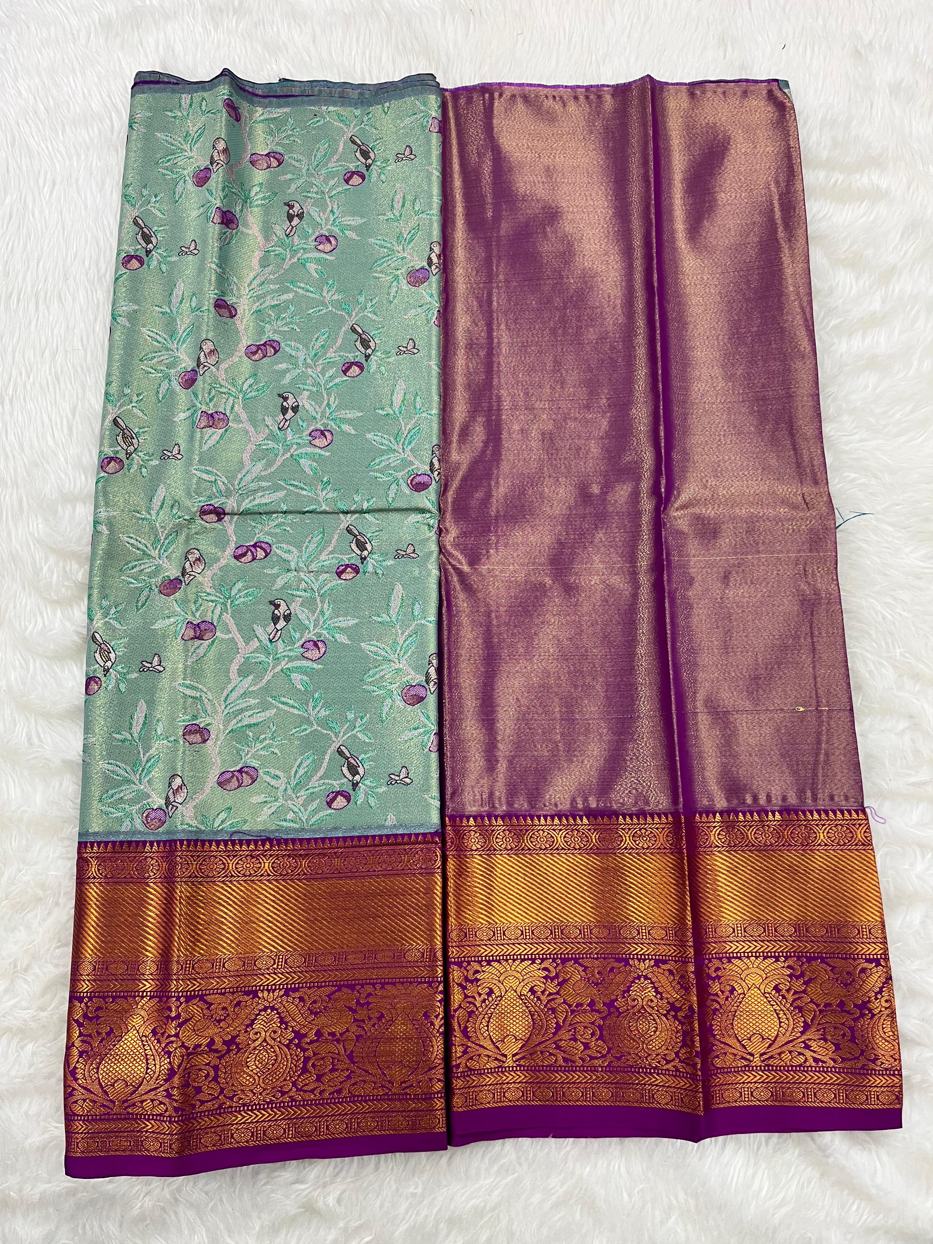 (2–5  Year) Lehenga – Unstitched (Blouse + Material)