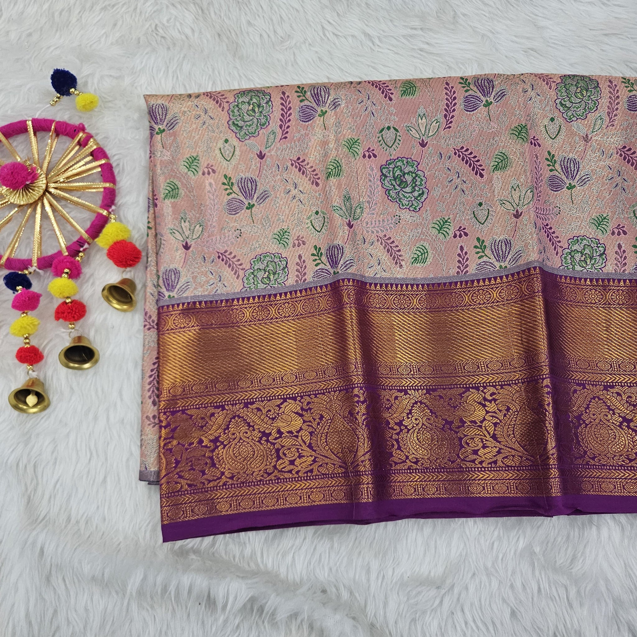 (2–5  Year) Lehenga – Unstitched (Blouse + Material)