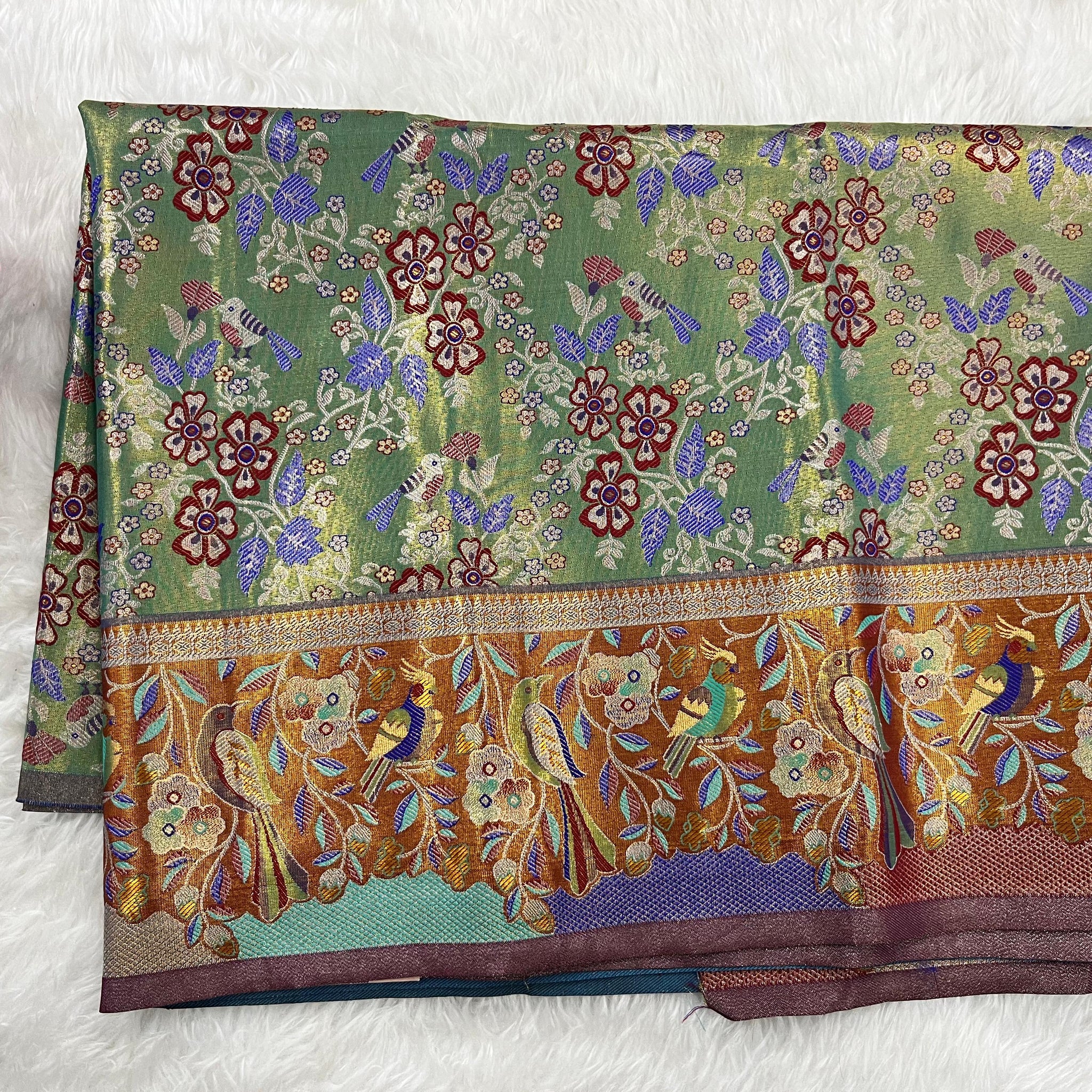 (2–5  Year) Lehenga – Unstitched (Blouse + Material)