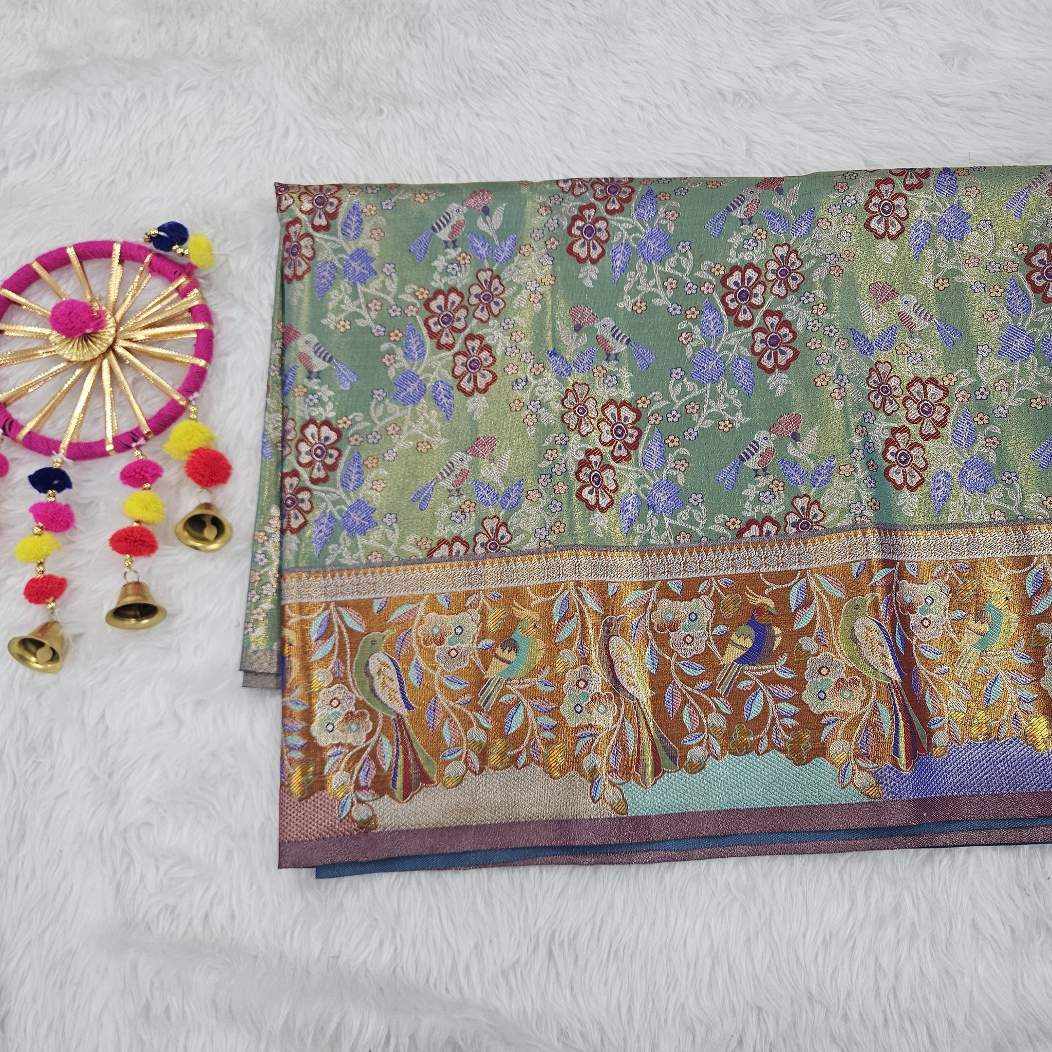 (2–5  Year) Lehenga – Unstitched (Blouse + Material)