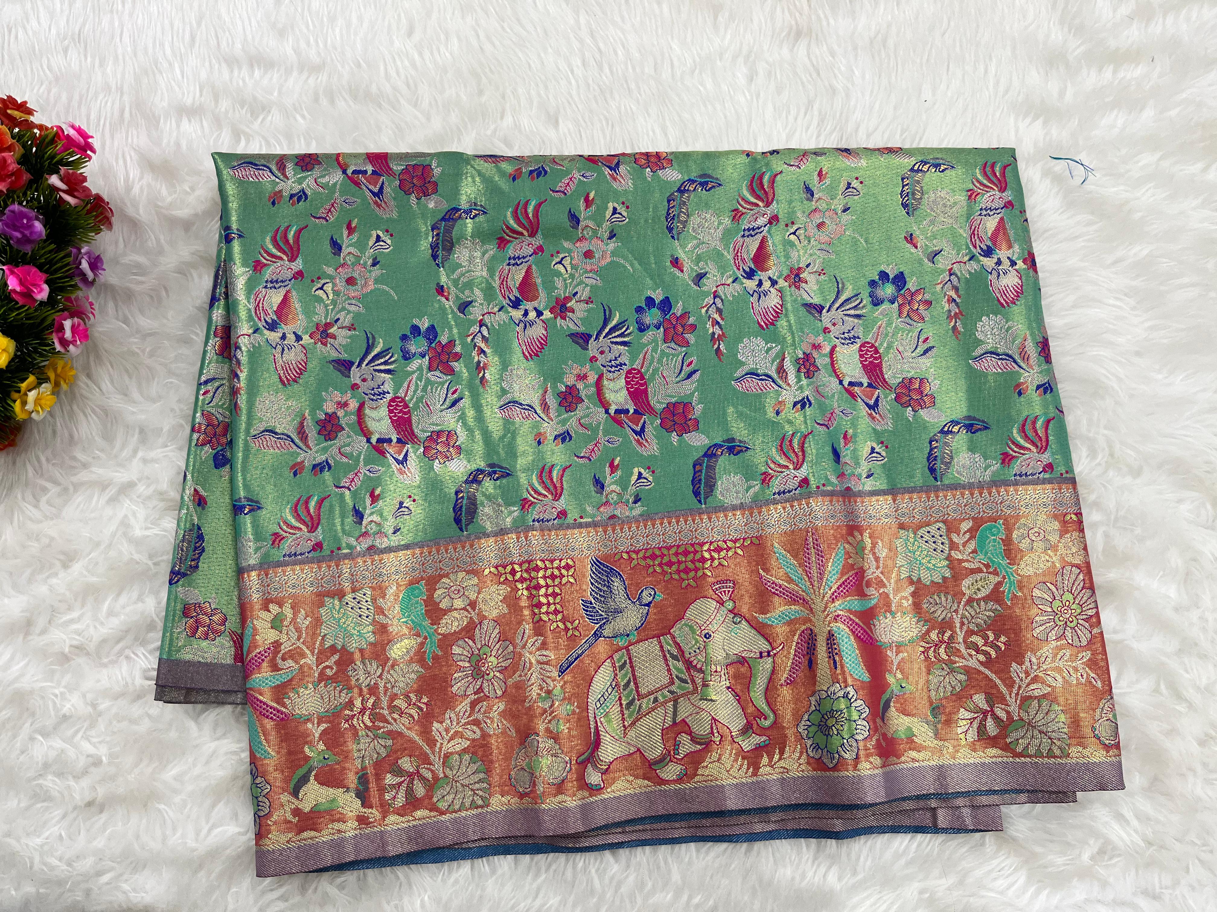 (2–5  Year) Lehenga – Unstitched (Blouse + Material)