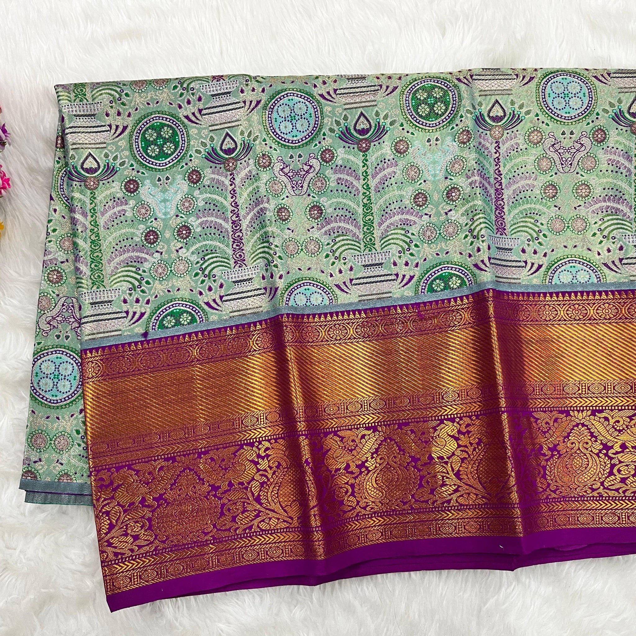 (2–5  Year) Lehenga – Unstitched (Blouse + Material)