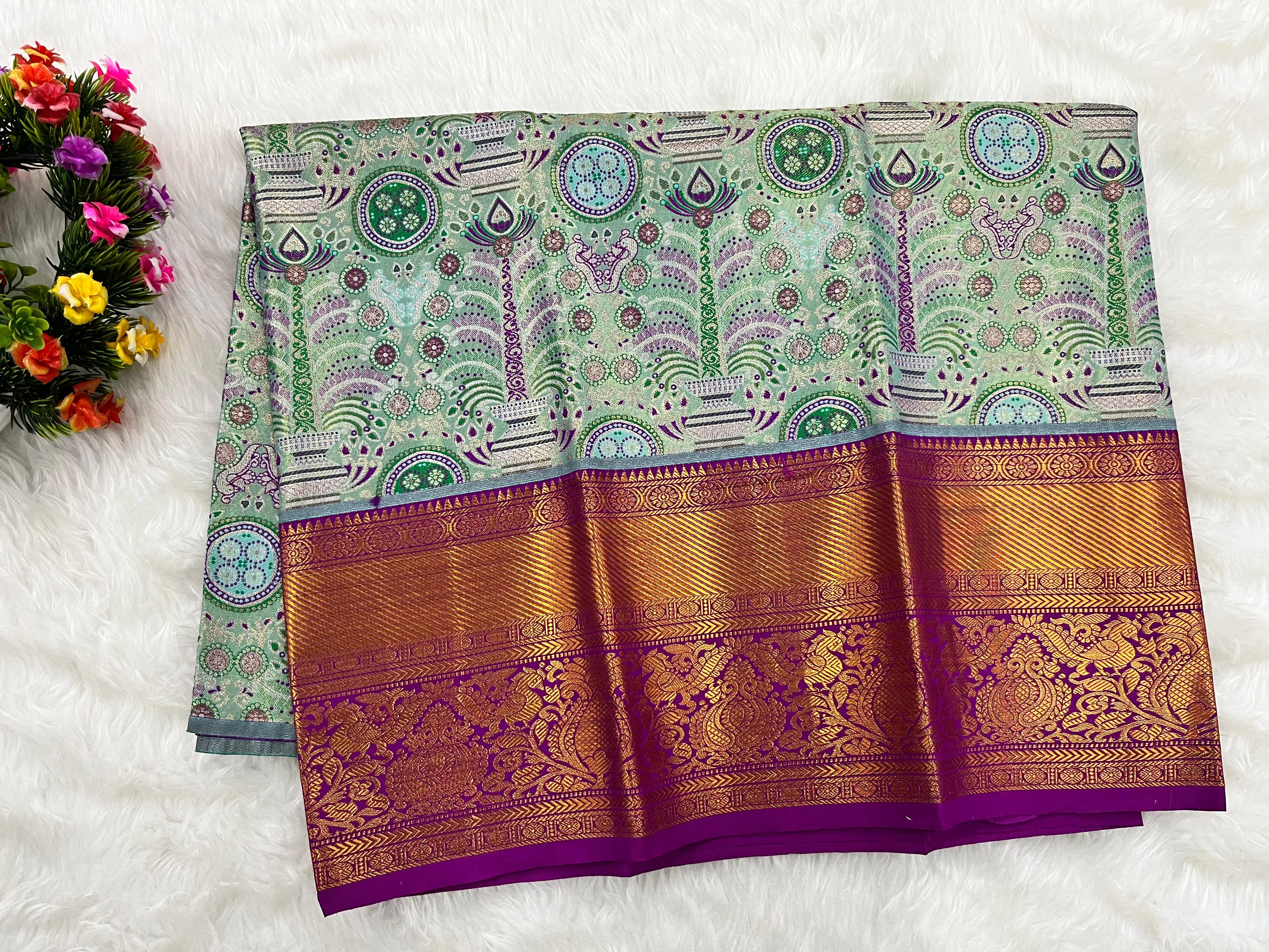 (2–5  Year) Lehenga – Unstitched (Blouse + Material)