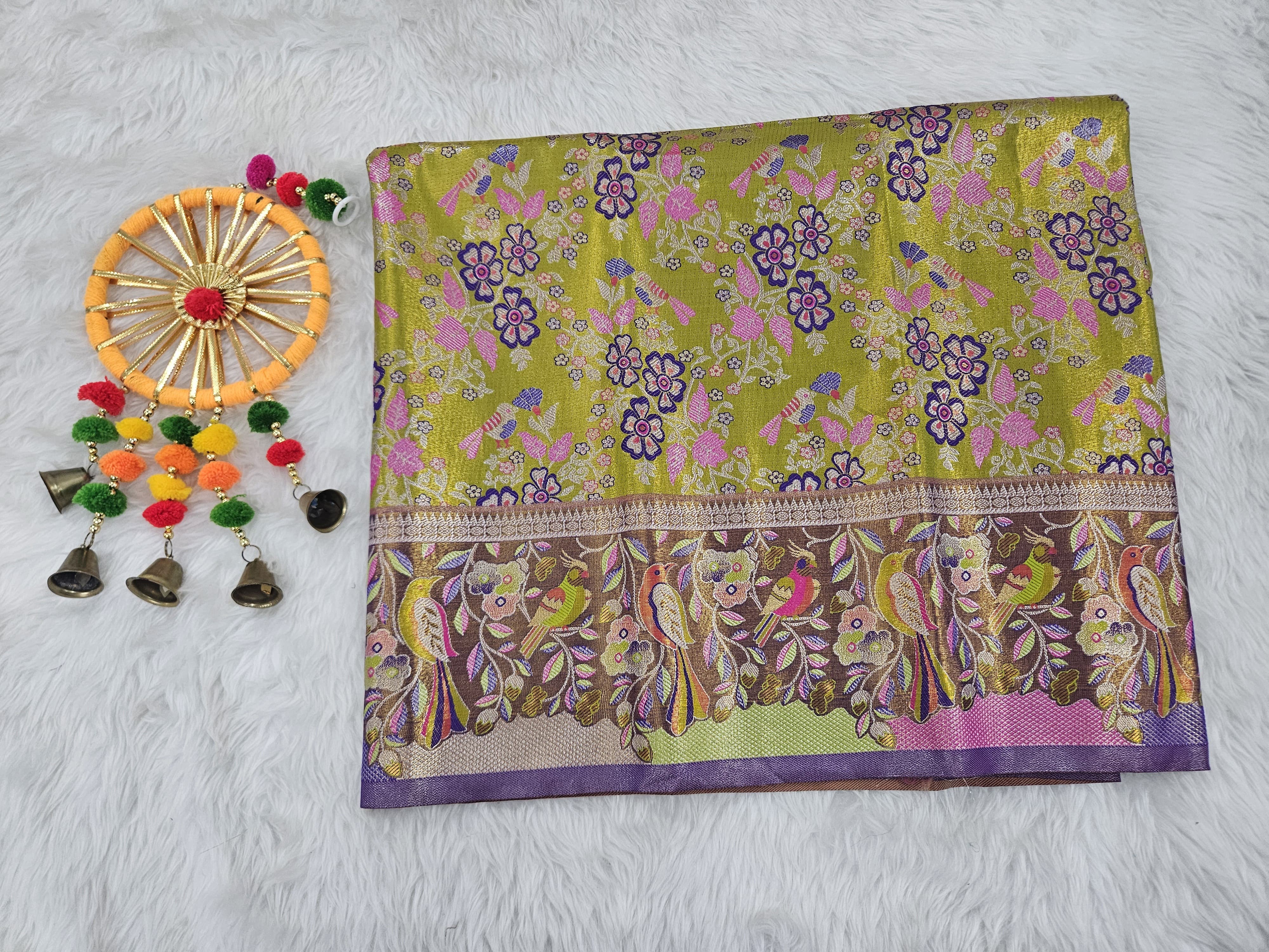 (2–5  Year) Lehenga – Unstitched (Blouse + Material)