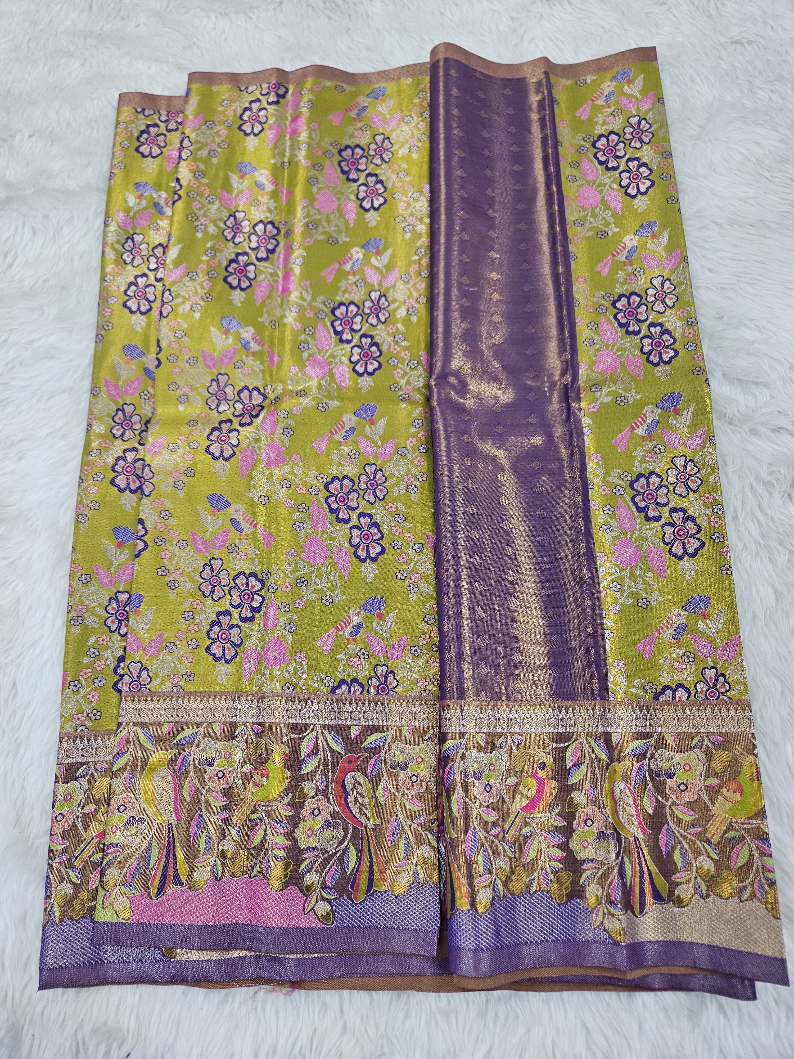 (2–5  Year) Lehenga – Unstitched (Blouse + Material)