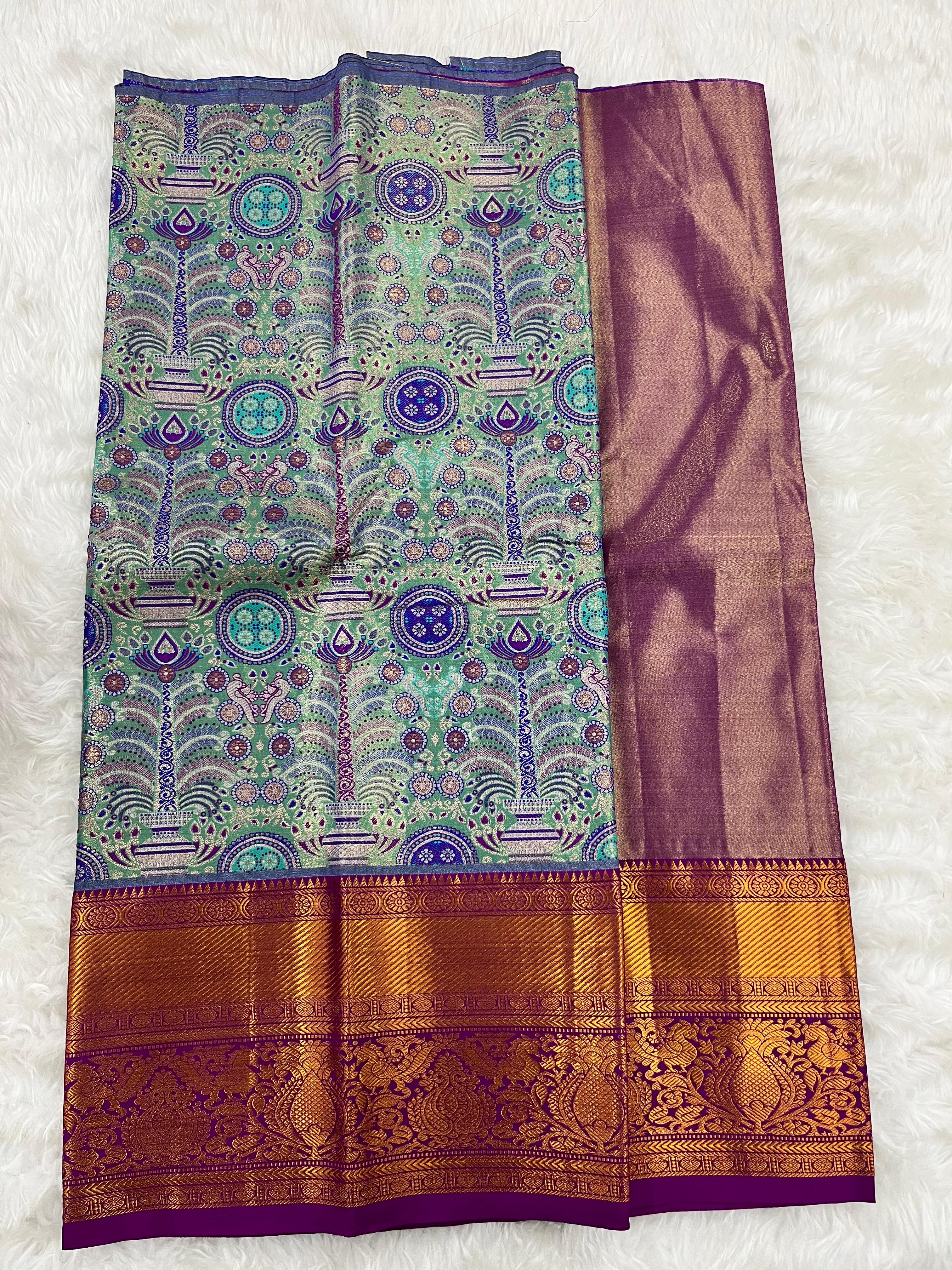 (2–5  Year) Lehenga – Unstitched (Blouse + Material)