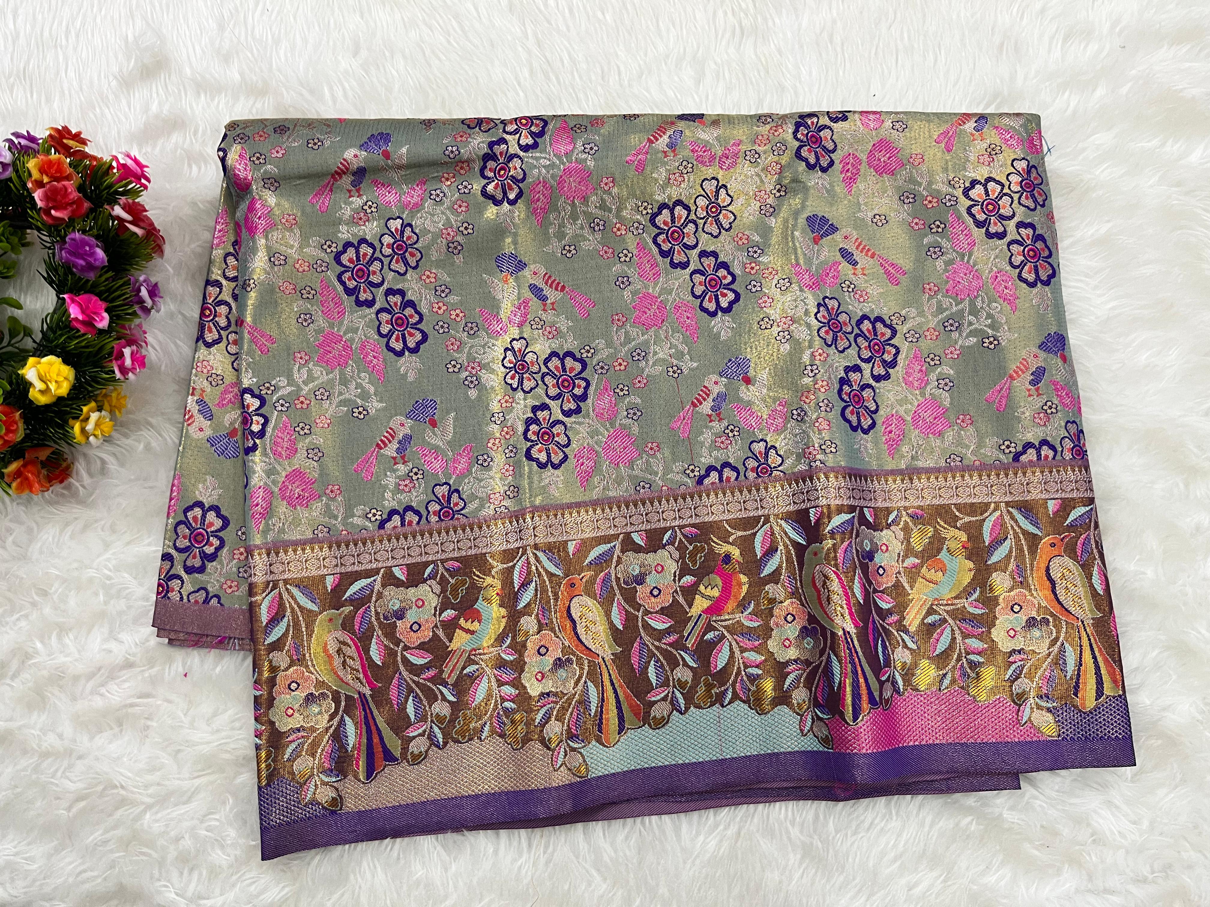 (2–5  Year) Lehenga – Unstitched (Blouse + Material)