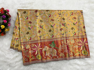 (2–5  Year) Lehenga – Unstitched (Blouse + Material)