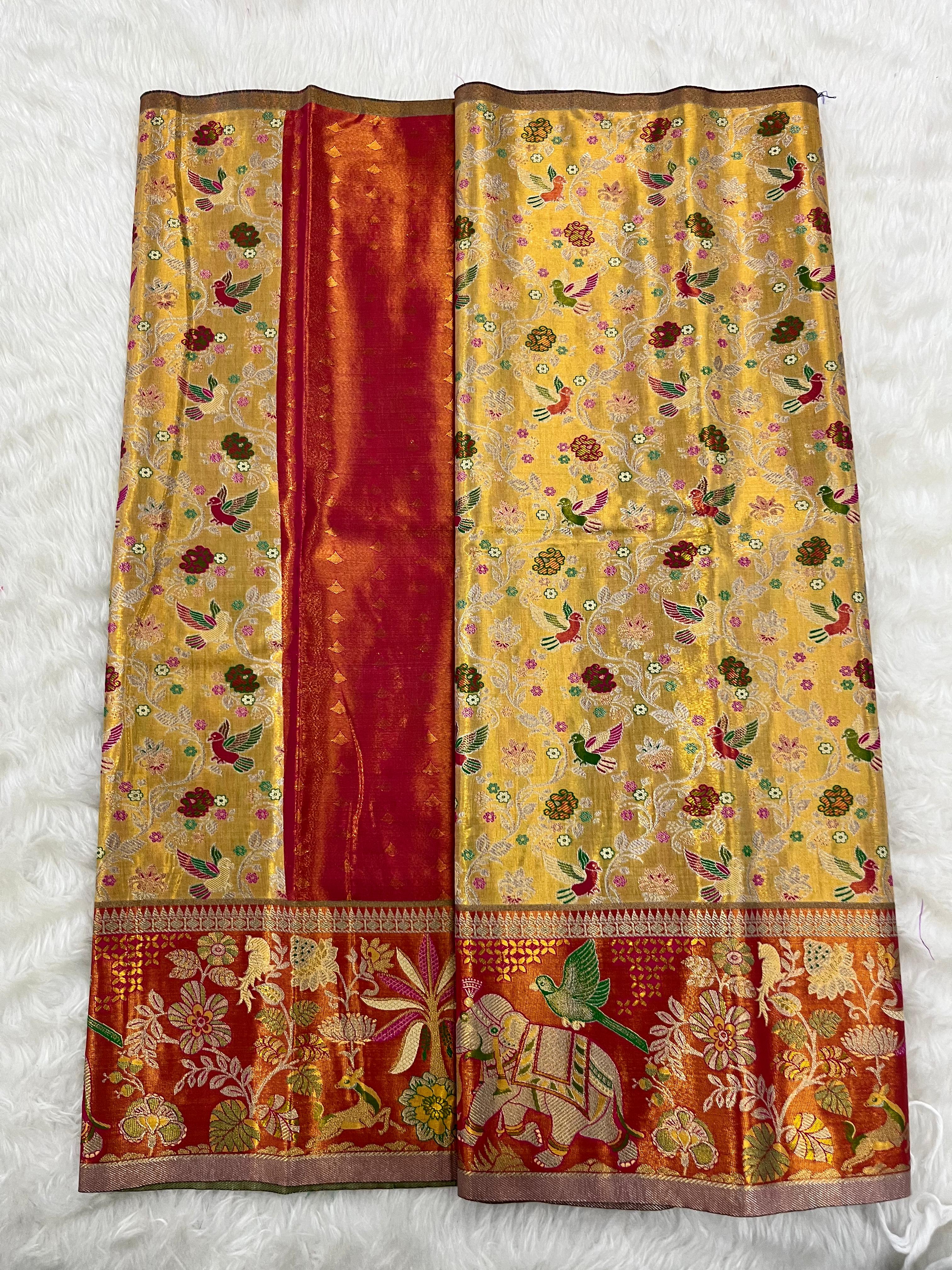 (2–5  Year) Lehenga – Unstitched (Blouse + Material)