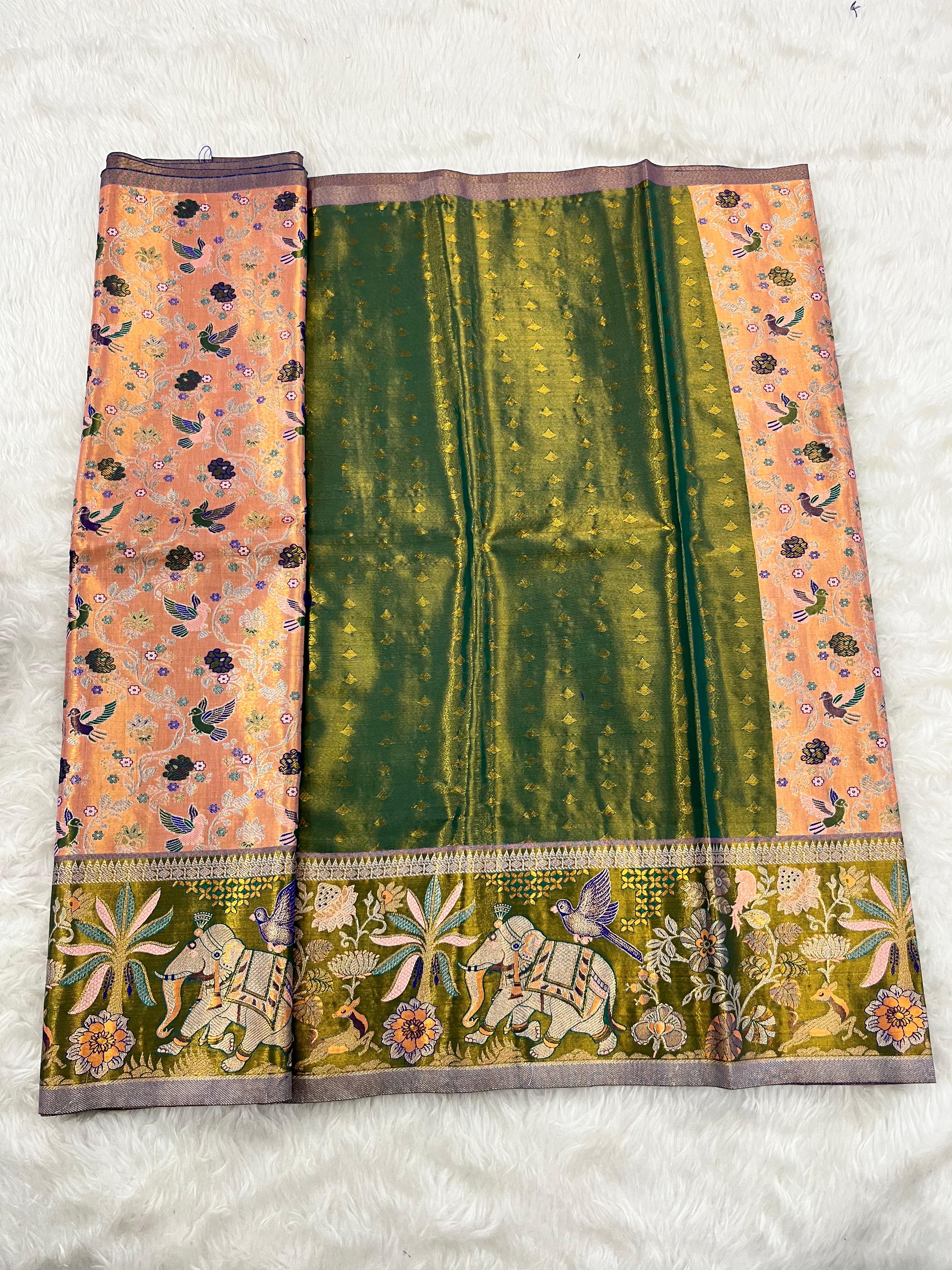 (2–5  Year) Lehenga – Unstitched (Blouse + Material)