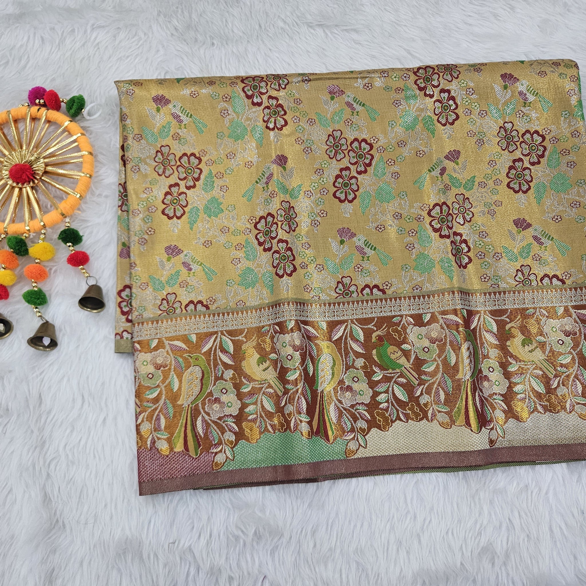 (2–5  Year) Lehenga – Unstitched (Blouse + Material)