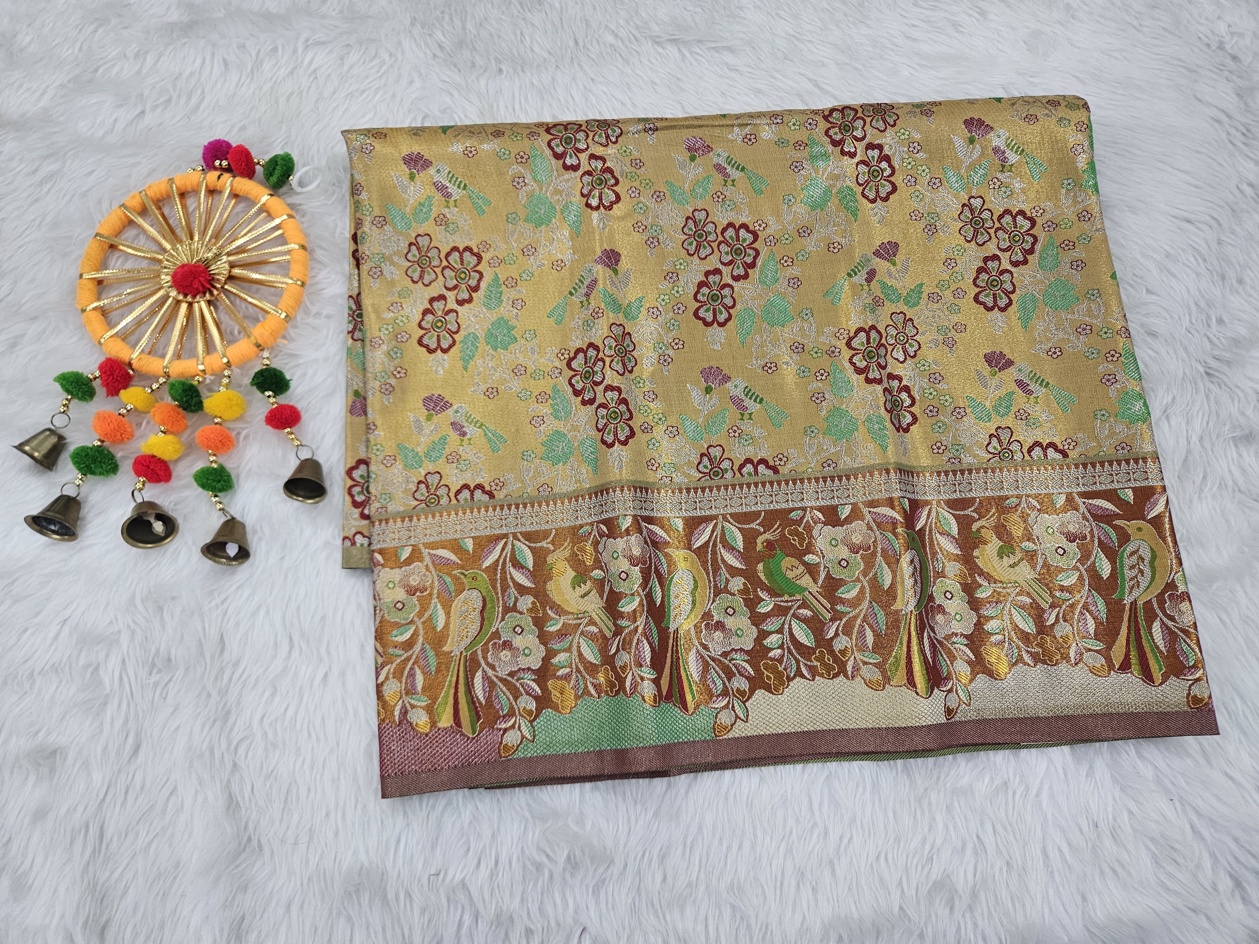 (2–5  Year) Lehenga – Unstitched (Blouse + Material)