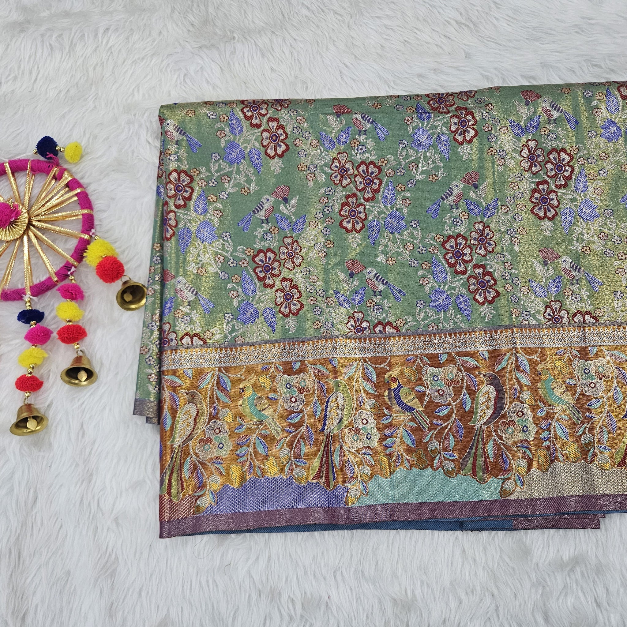 (2–5  Year) Lehenga – Unstitched (Blouse + Material)