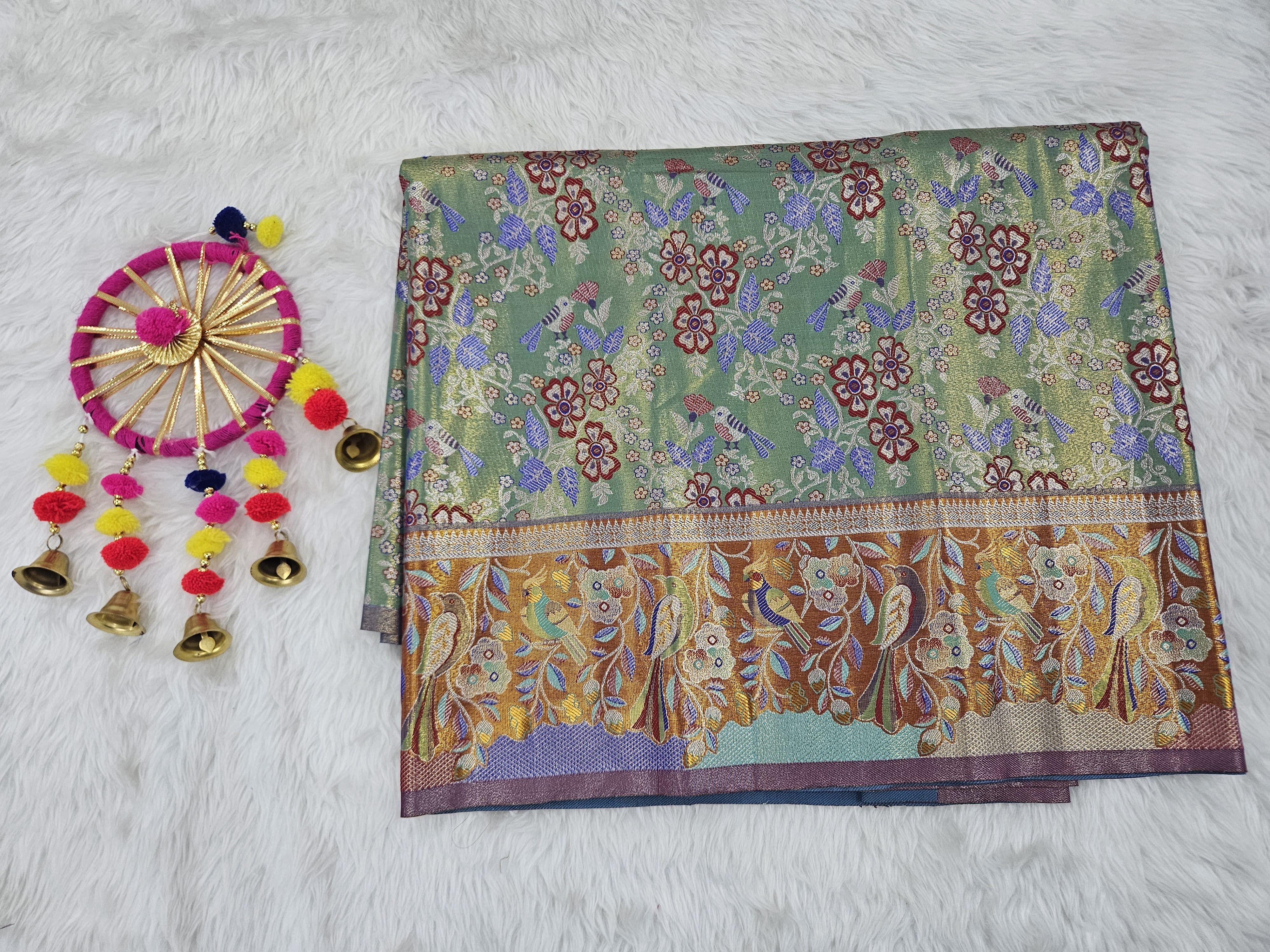 (2–5  Year) Lehenga – Unstitched (Blouse + Material)