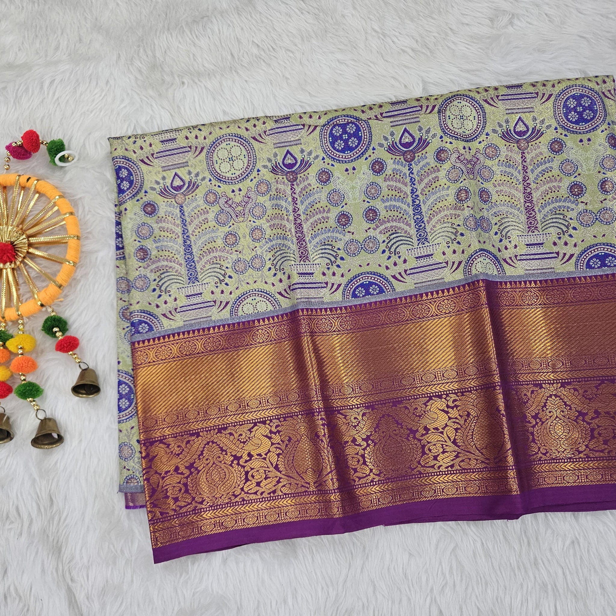 (2–5  Year) Lehenga – Unstitched (Blouse + Material)