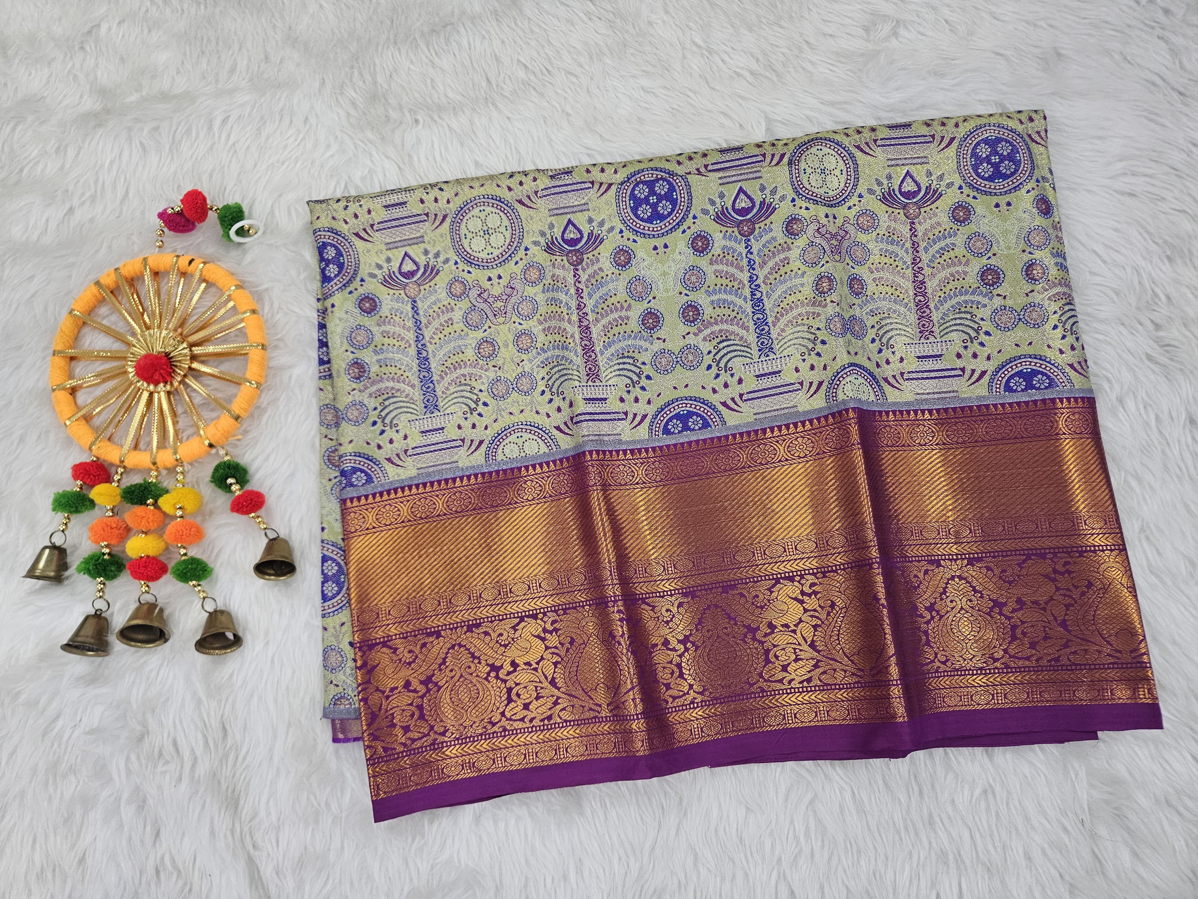 (2–5  Year) Lehenga – Unstitched (Blouse + Material)