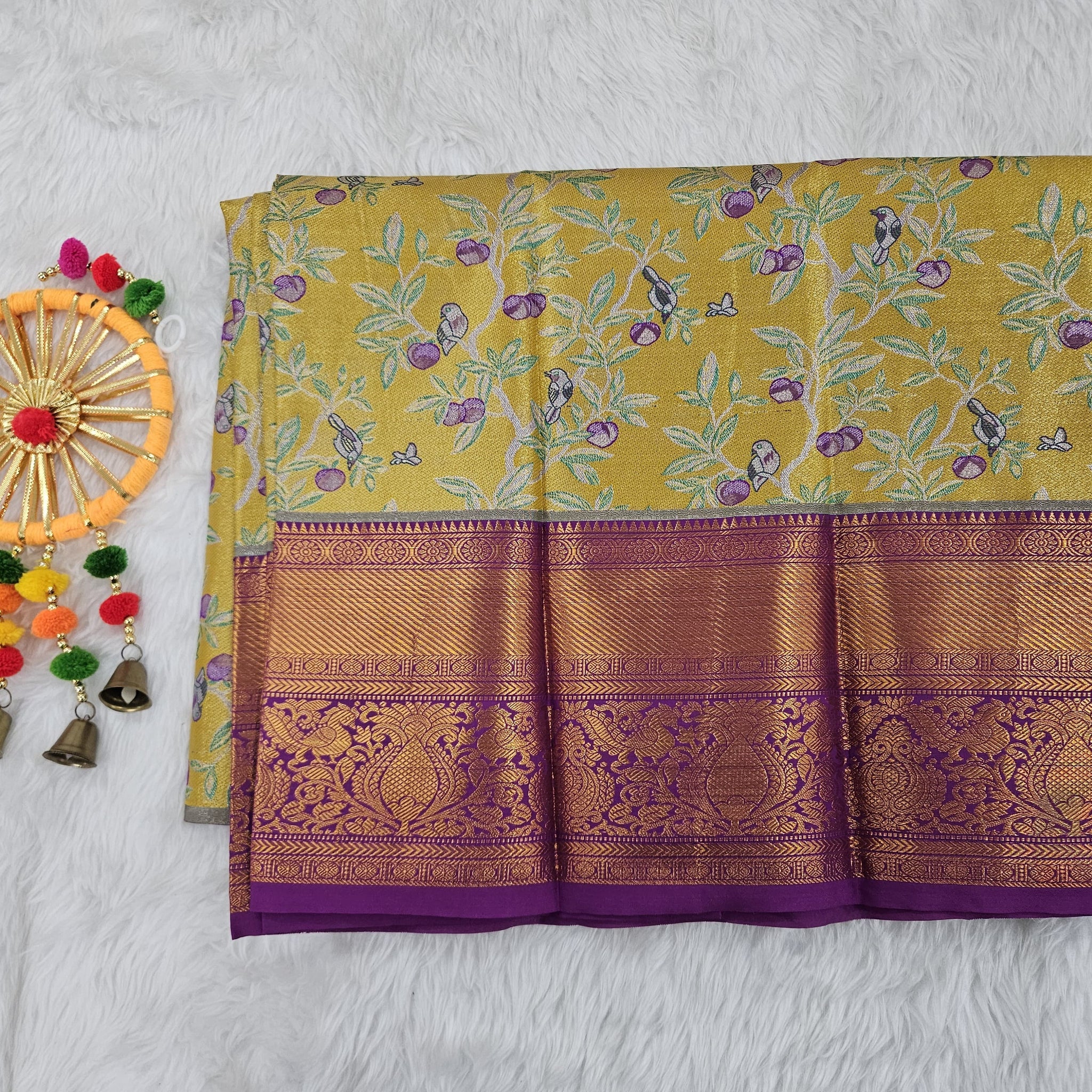 (2–5  Year) Lehenga – Unstitched (Blouse + Material)