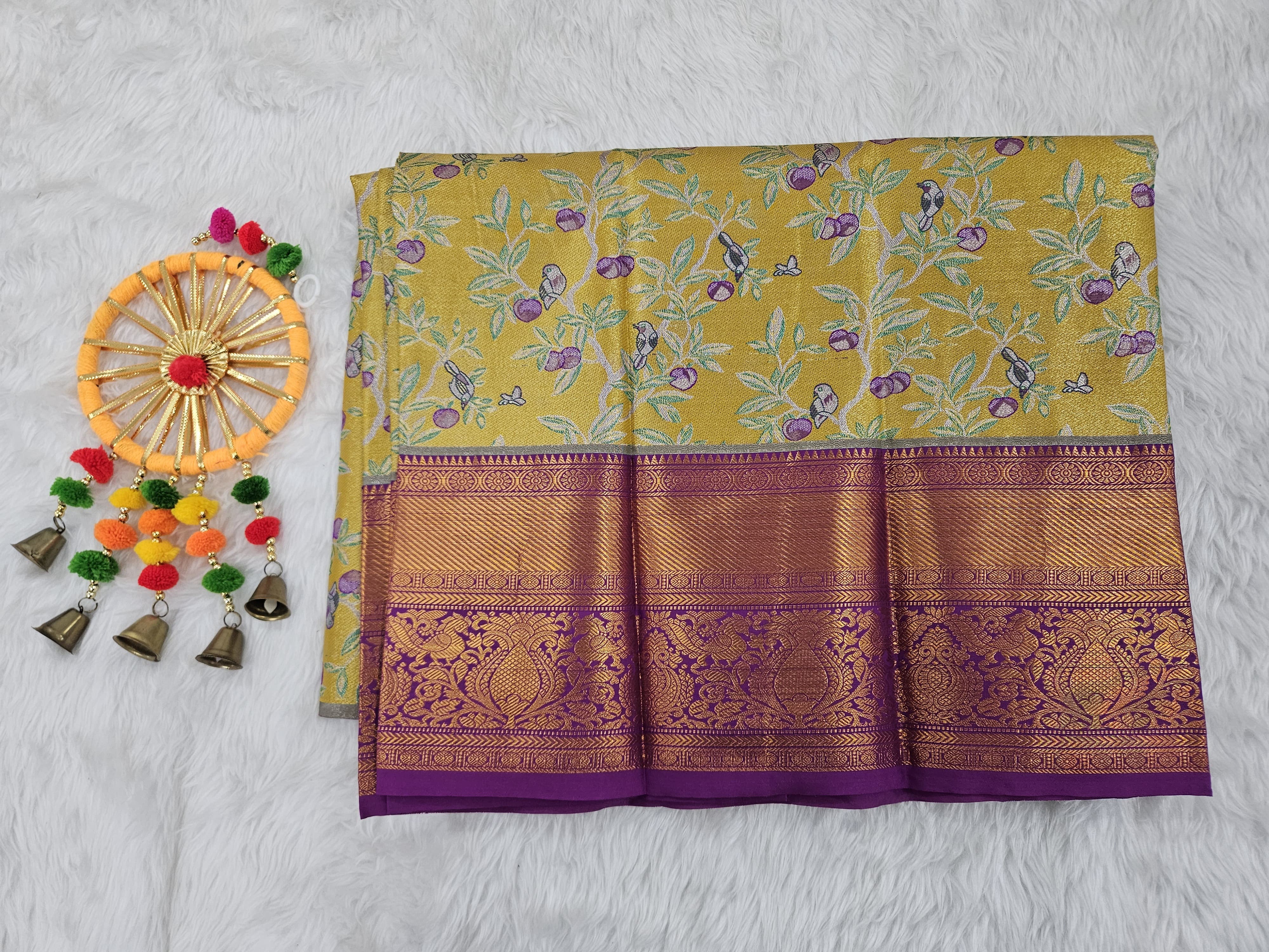 (2–5  Year) Lehenga – Unstitched (Blouse + Material)