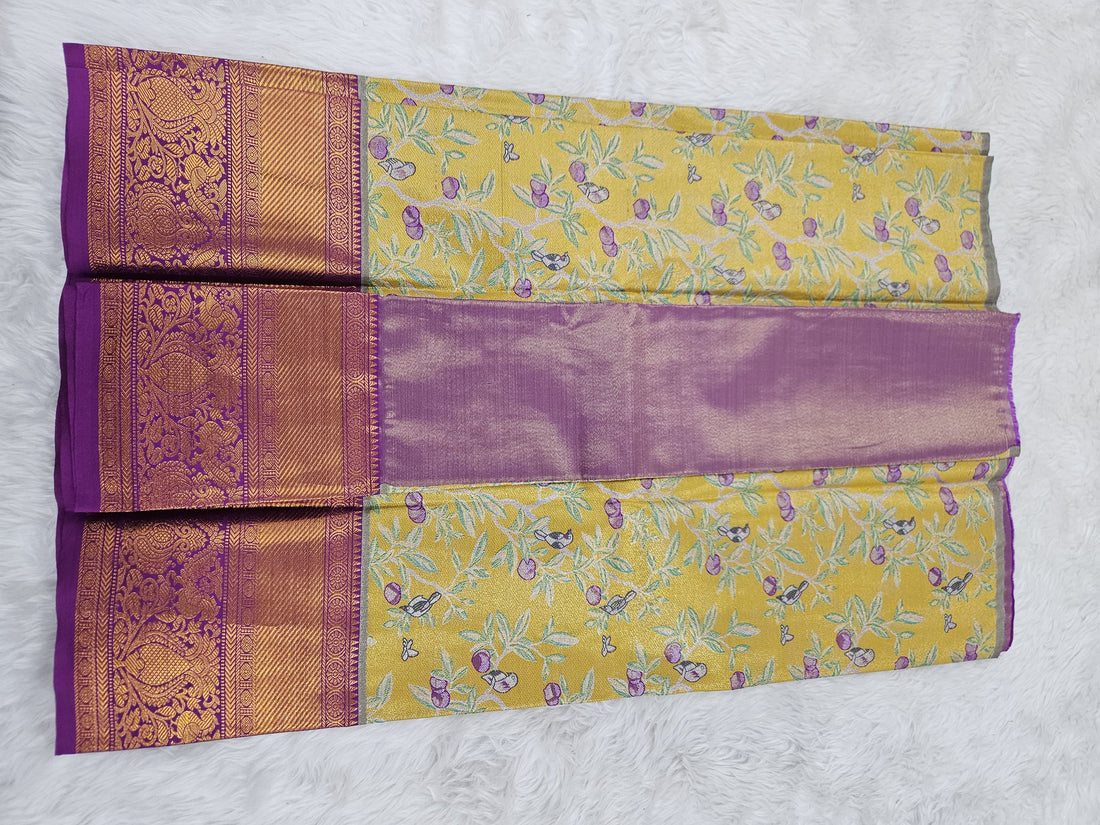 (2–5  Year) Lehenga – Unstitched (Blouse + Material)