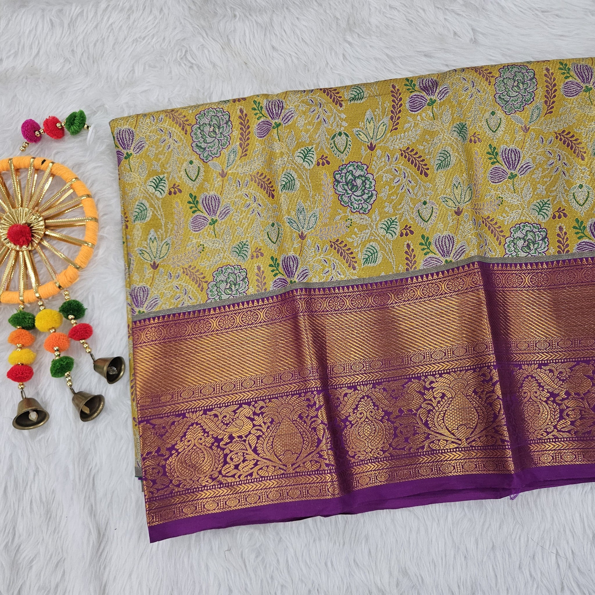 (2–5  Year) Lehenga – Unstitched (Blouse + Material)