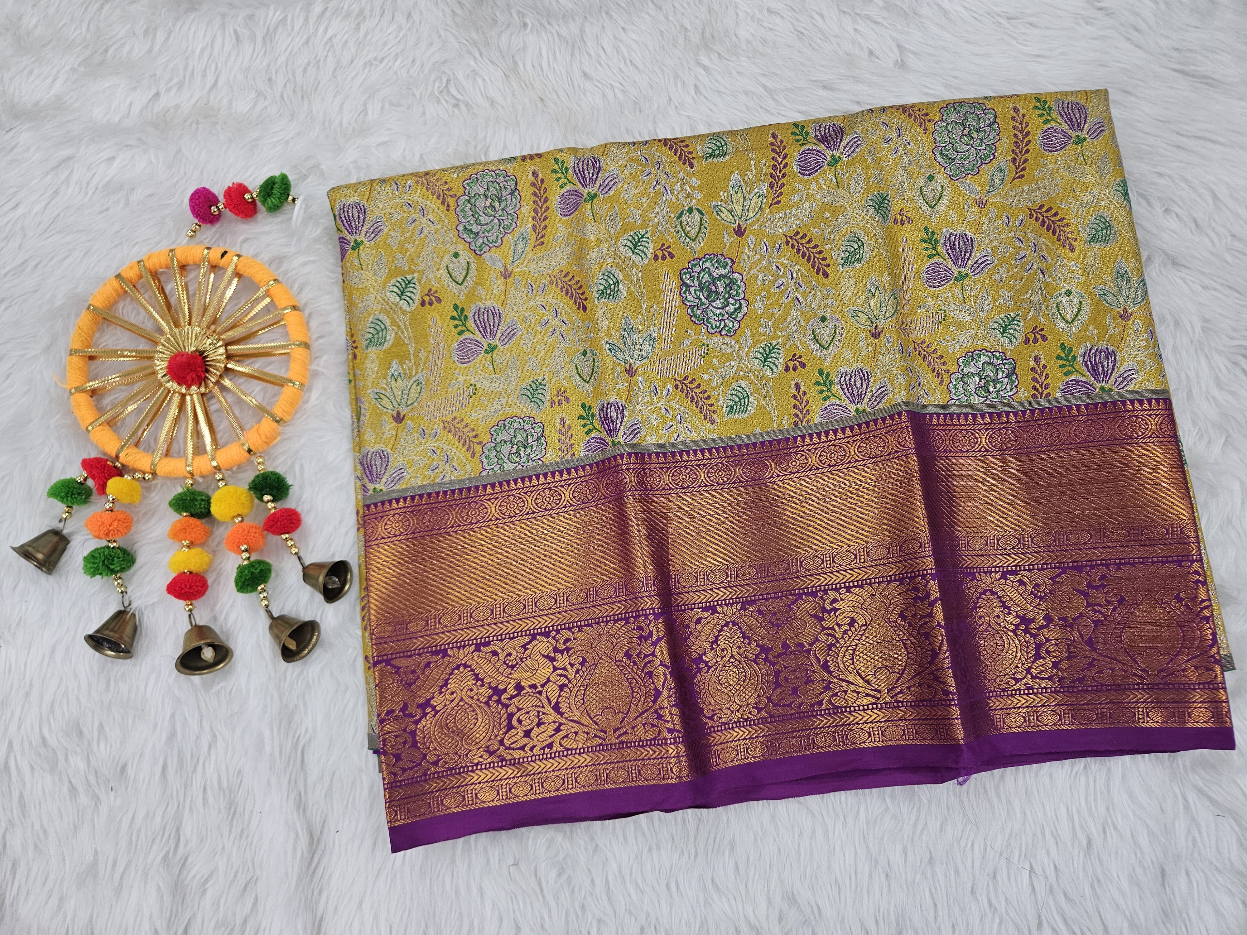 (2–5  Year) Lehenga – Unstitched (Blouse + Material)