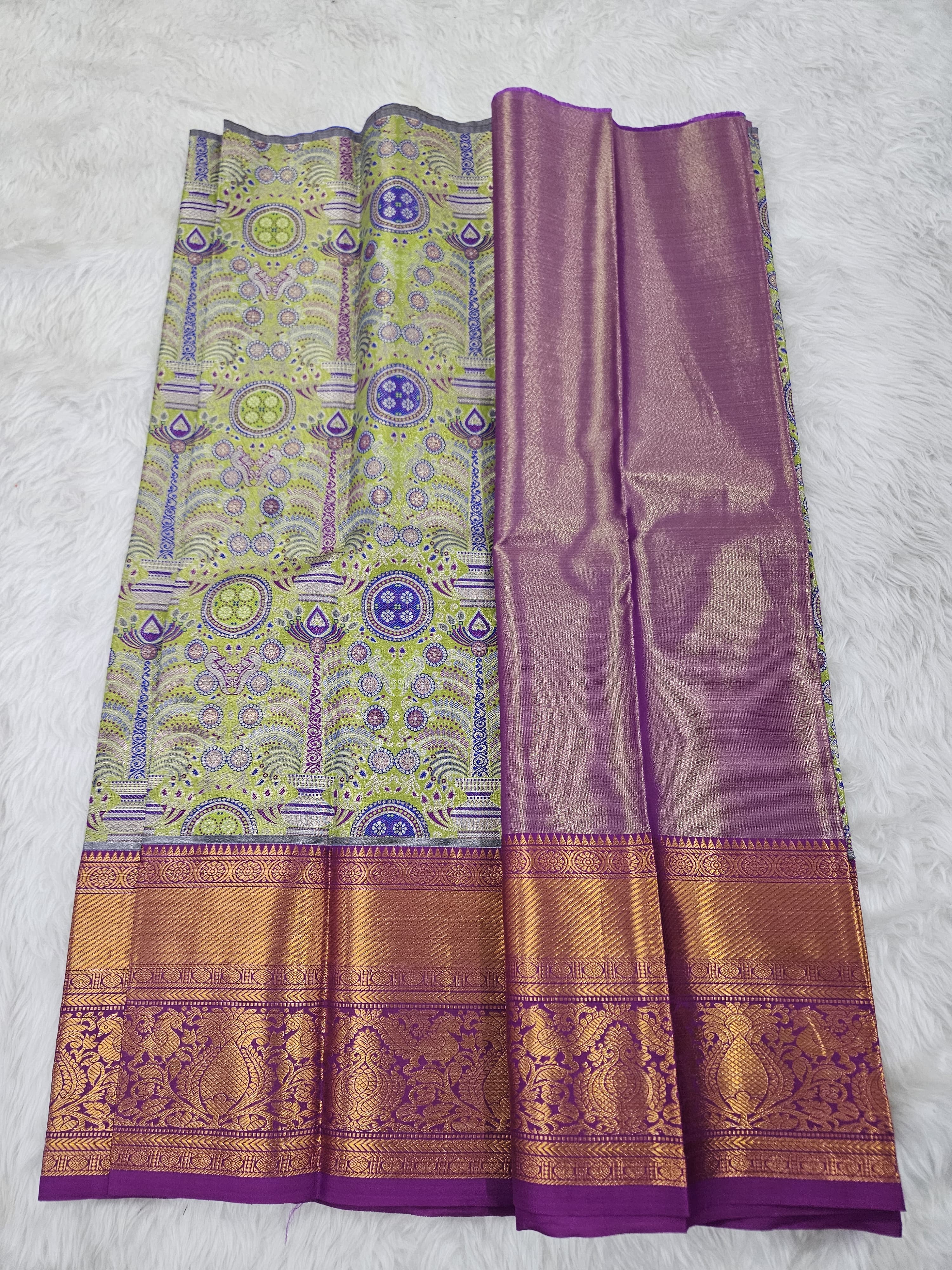 (2–5  Year) Lehenga – Unstitched (Blouse + Material)