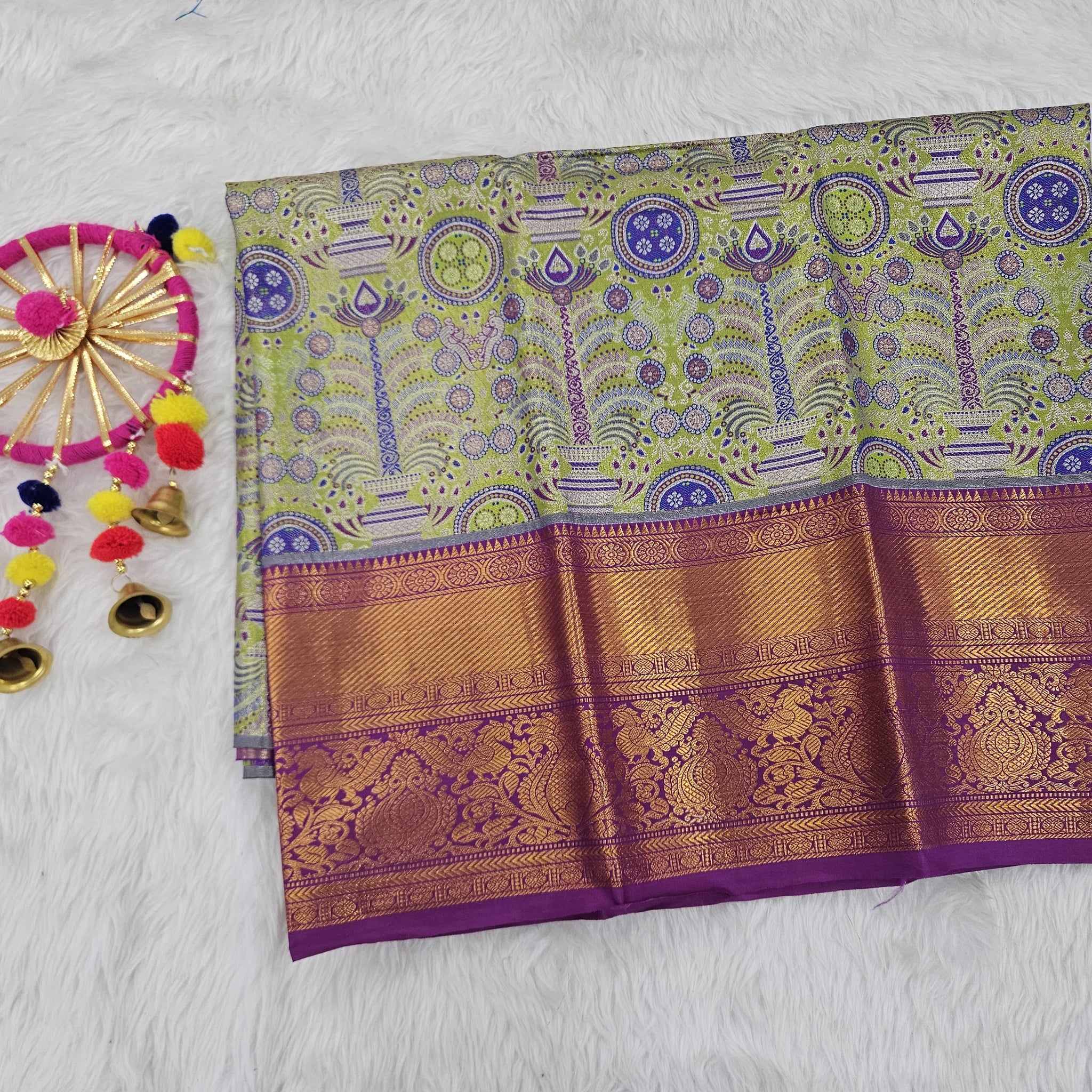 (2–5  Year) Lehenga – Unstitched (Blouse + Material)