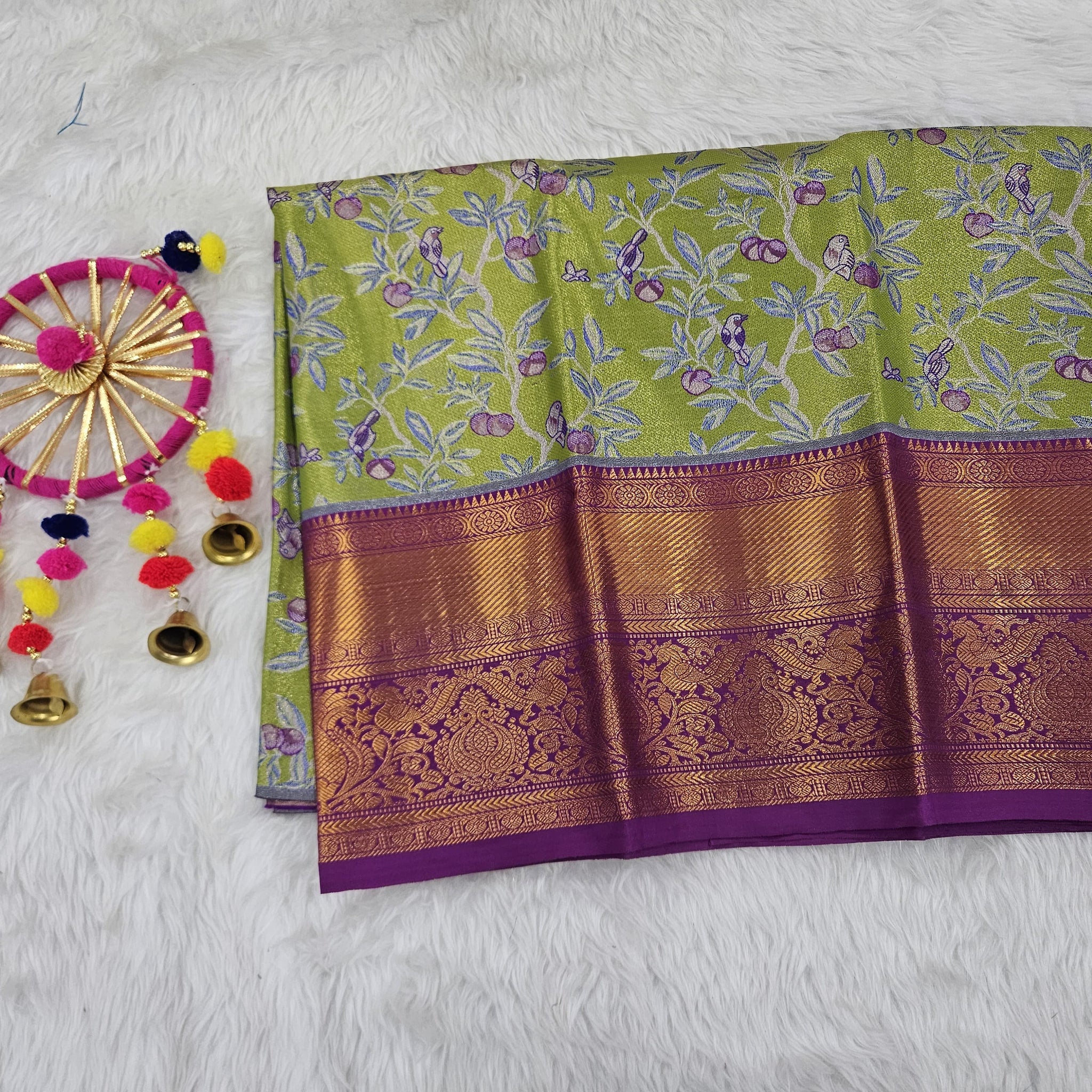 (2–5  Year) Lehenga – Unstitched (Blouse + Material)