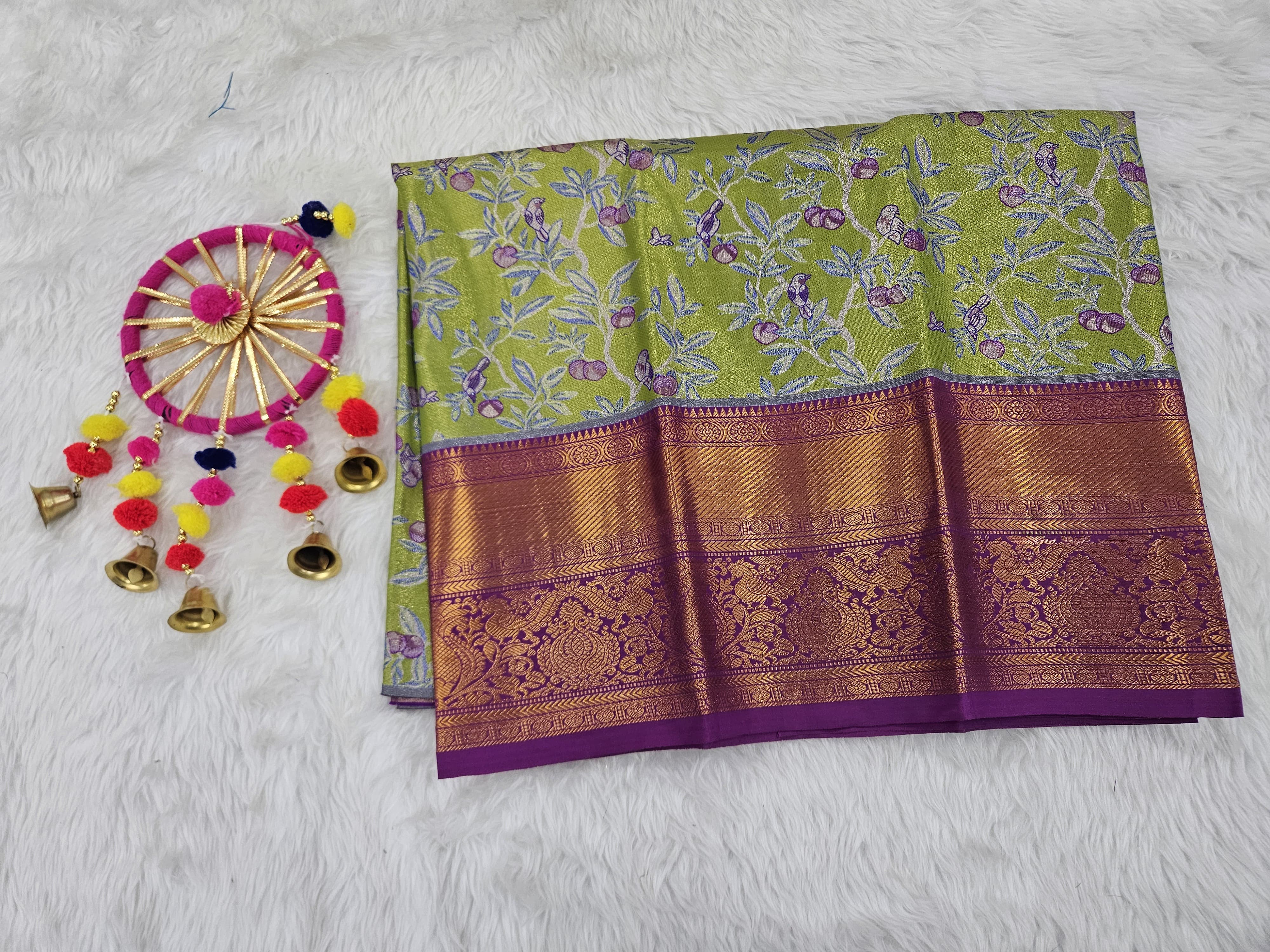 (2–5  Year) Lehenga – Unstitched (Blouse + Material)