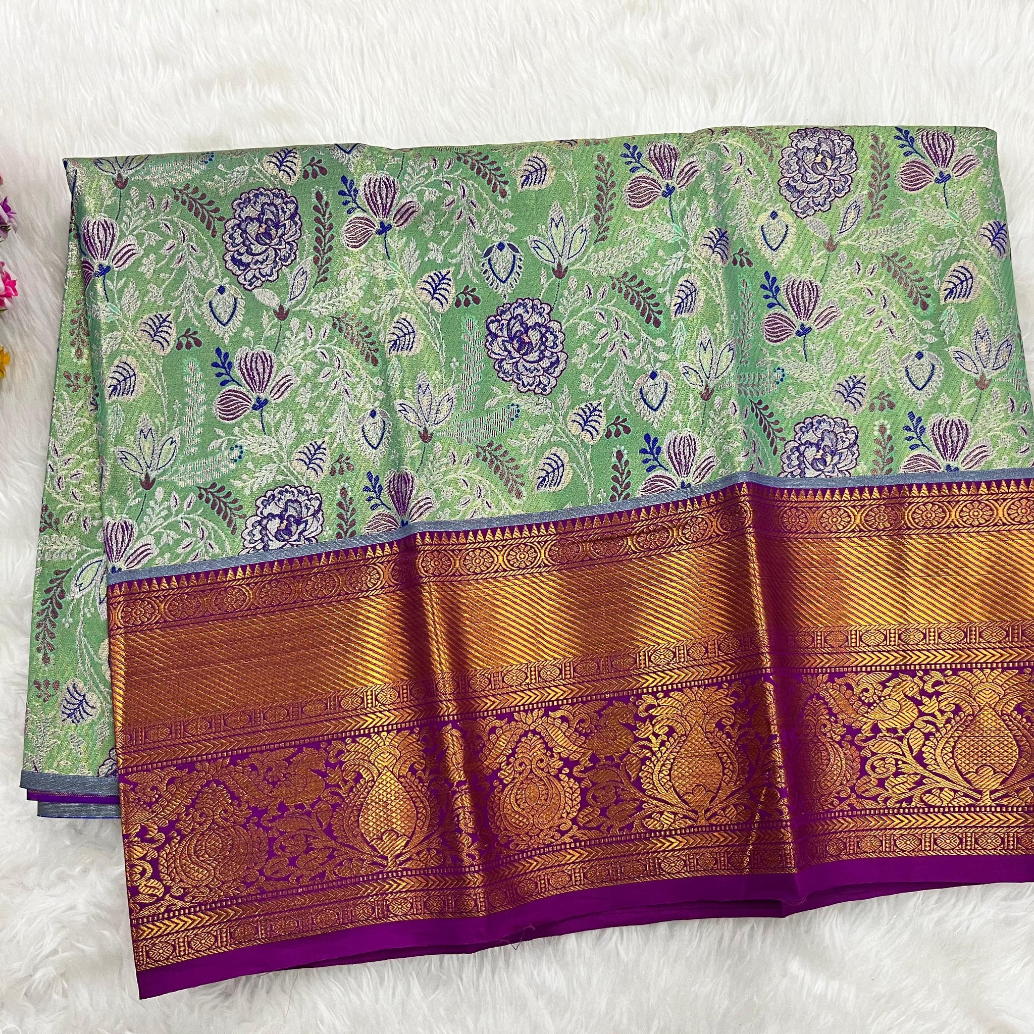 (2–5  Year) Lehenga – Unstitched (Blouse + Material)