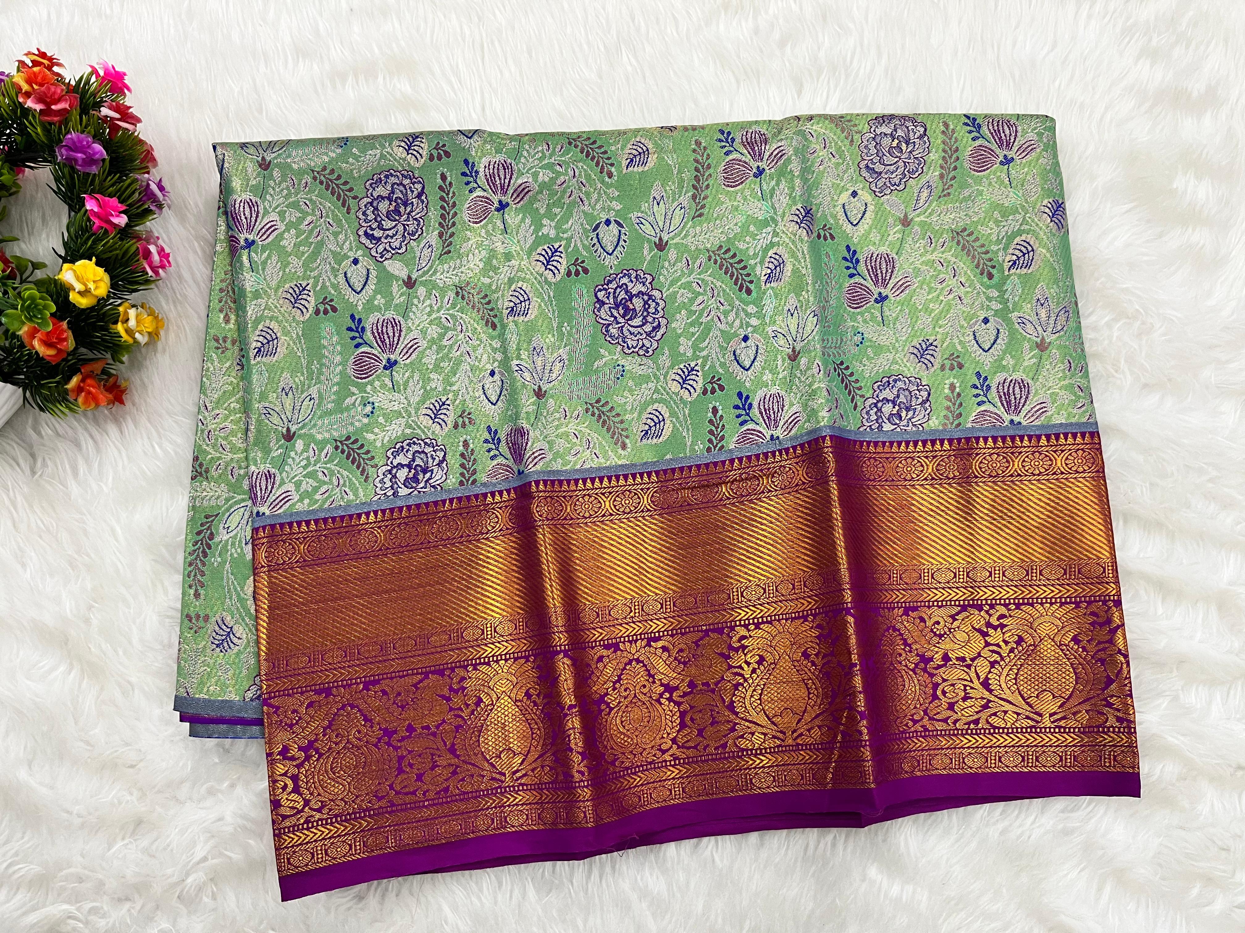 (2–5  Year) Lehenga – Unstitched (Blouse + Material)