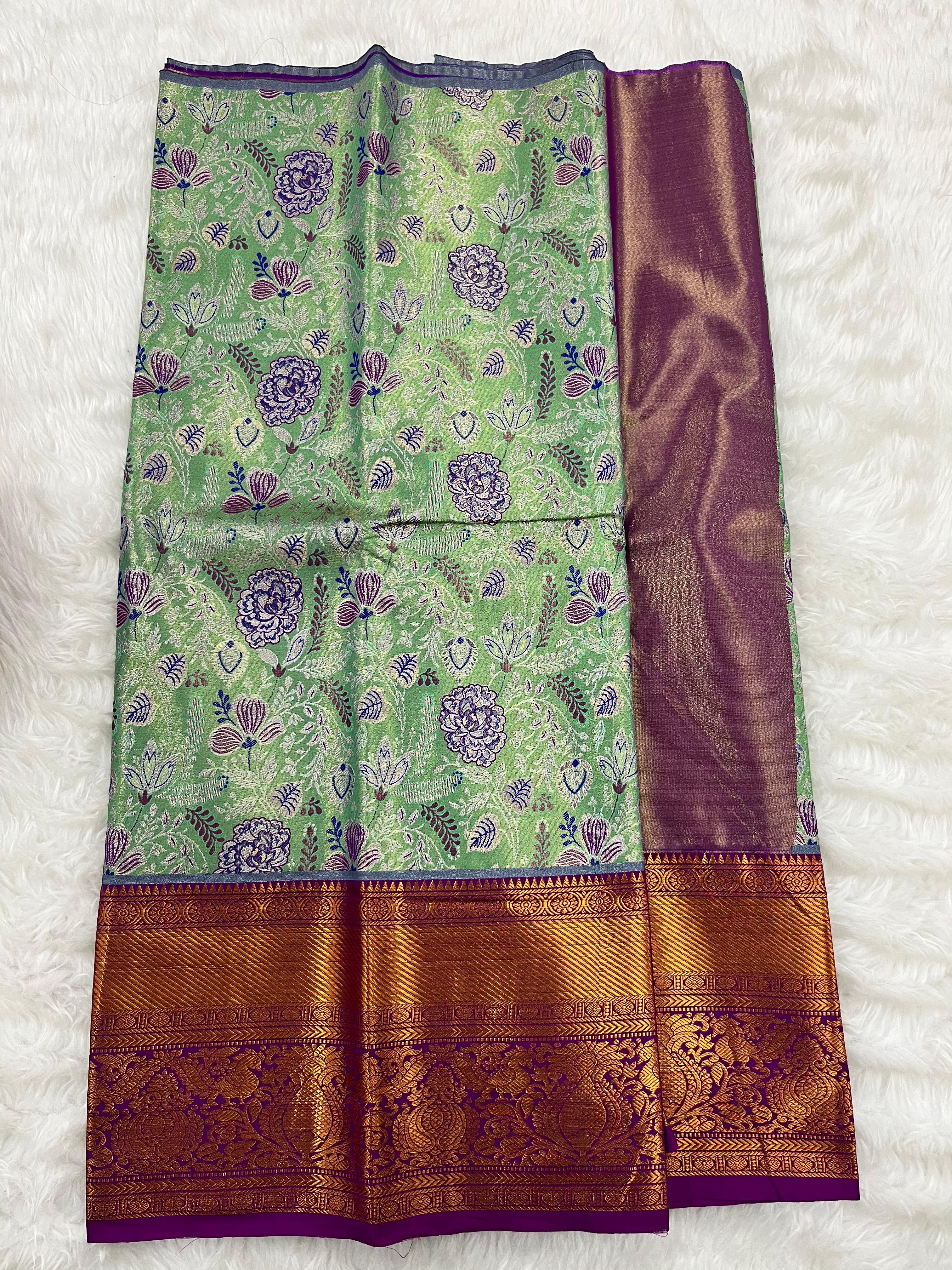 (2–5  Year) Lehenga – Unstitched (Blouse + Material)