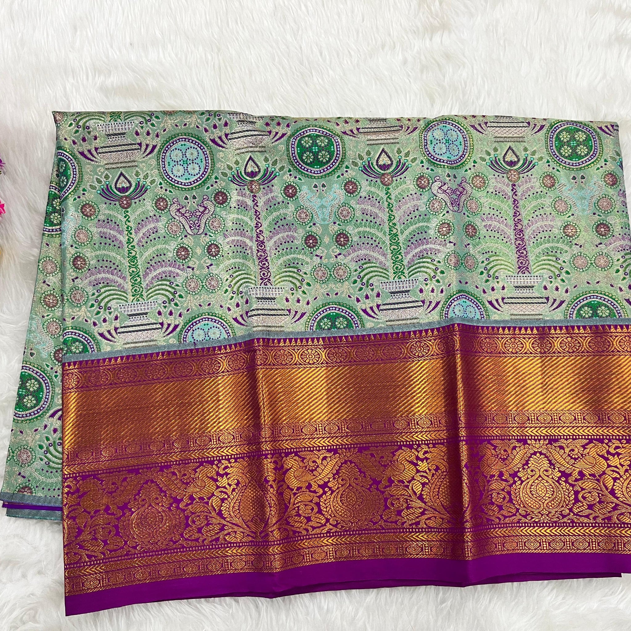 (2–5  Year) Lehenga – Unstitched (Blouse + Material)