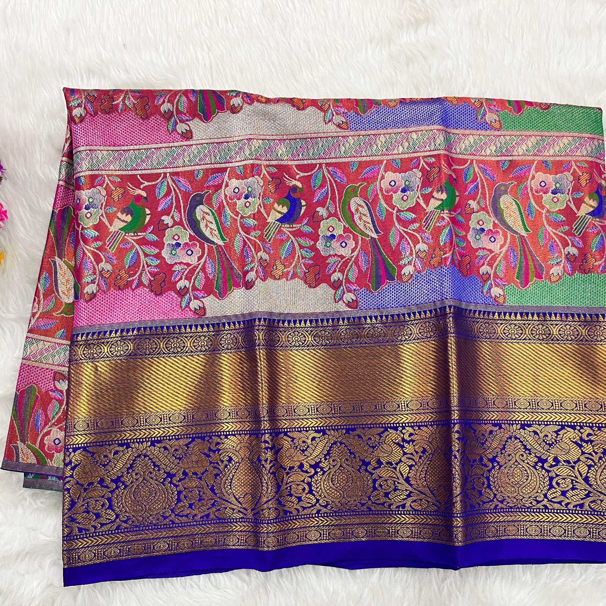 (2–5  Year) Lehenga – Unstitched (Blouse + Material)