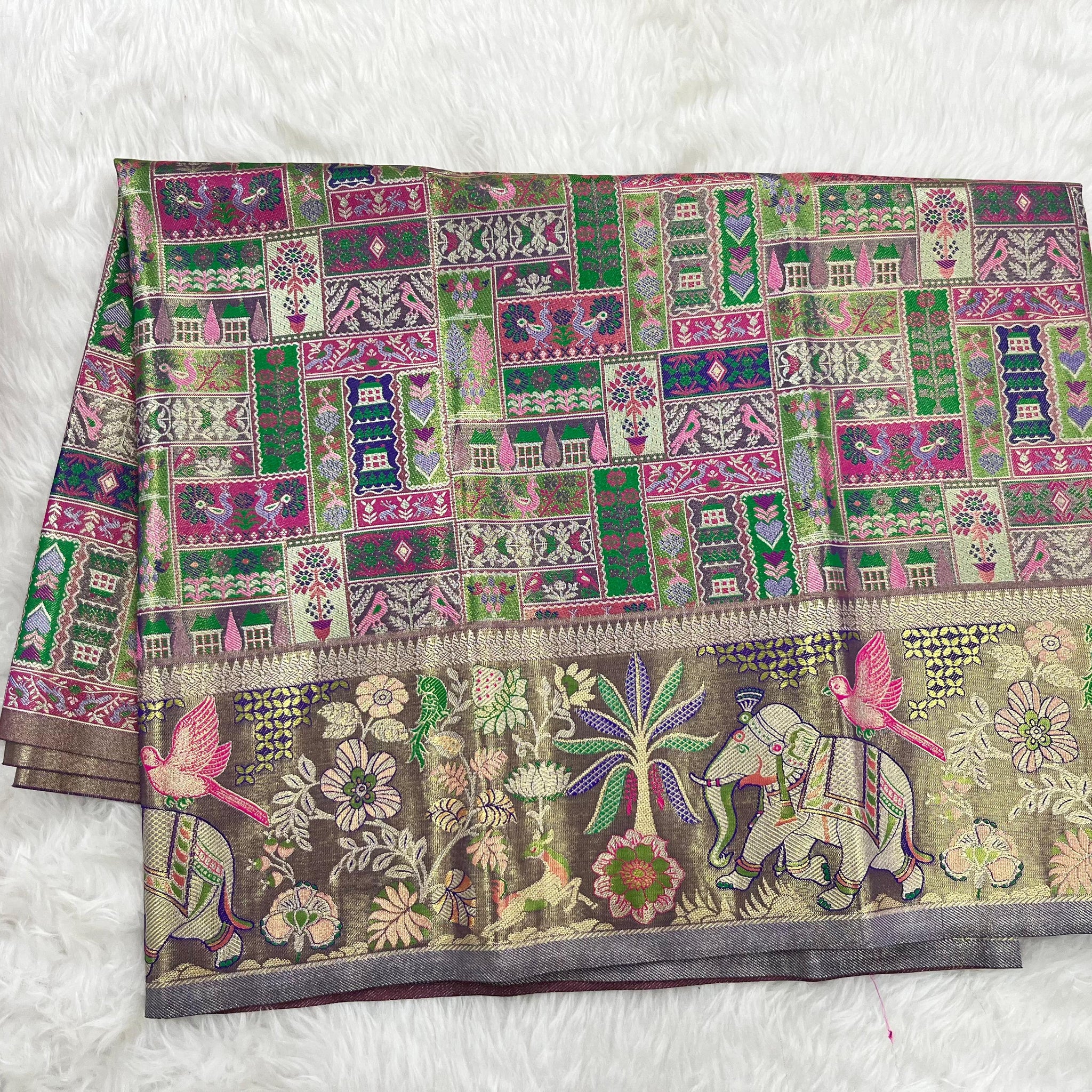 (2–5  Year) Lehenga – Unstitched (Blouse + Material)