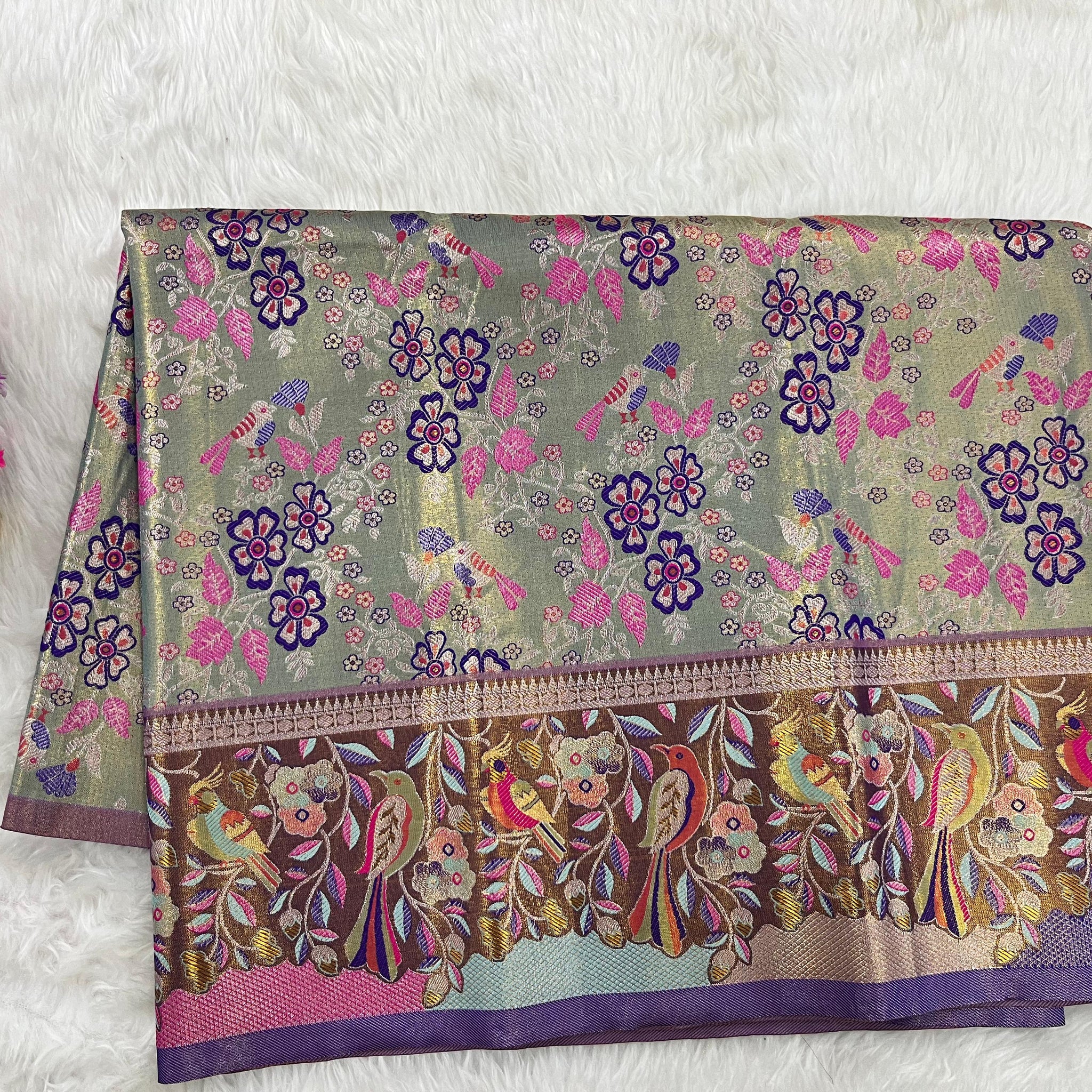 (2–5  Year) Lehenga – Unstitched (Blouse + Material)