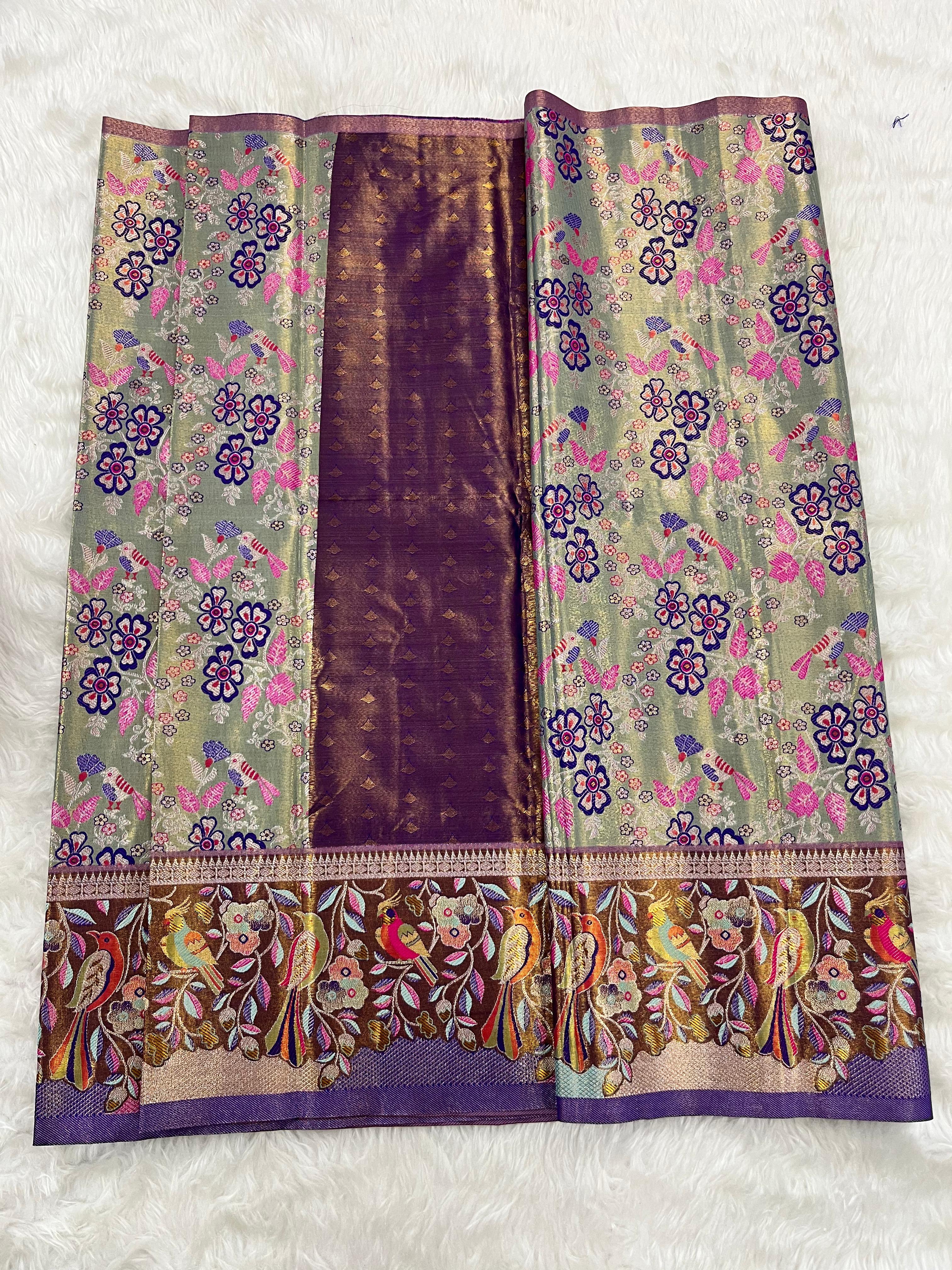 (2–5  Year) Lehenga – Unstitched (Blouse + Material)