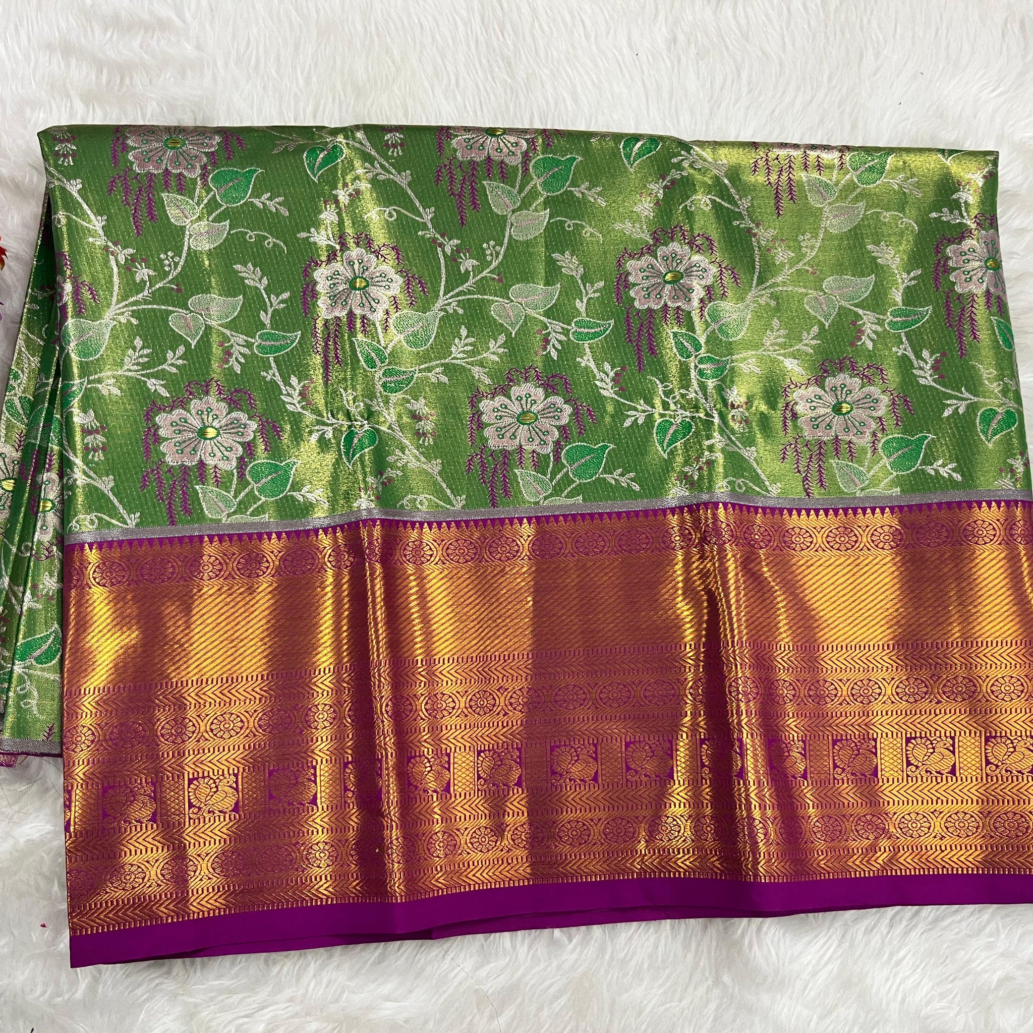 (2–5  Year) Lehenga – Unstitched (Blouse + Material)