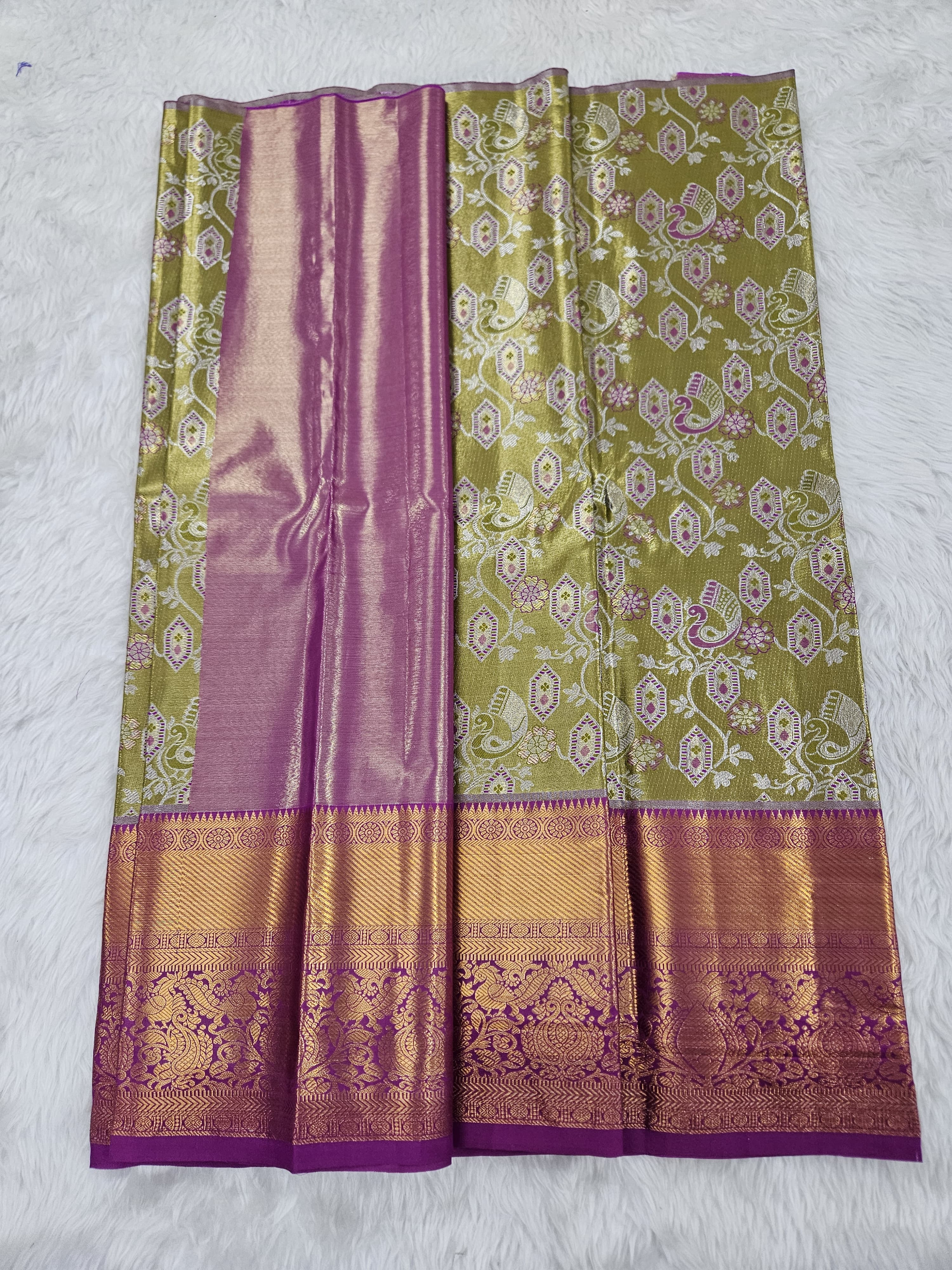 (2–5  Year) Lehenga – Unstitched (Blouse + Material)