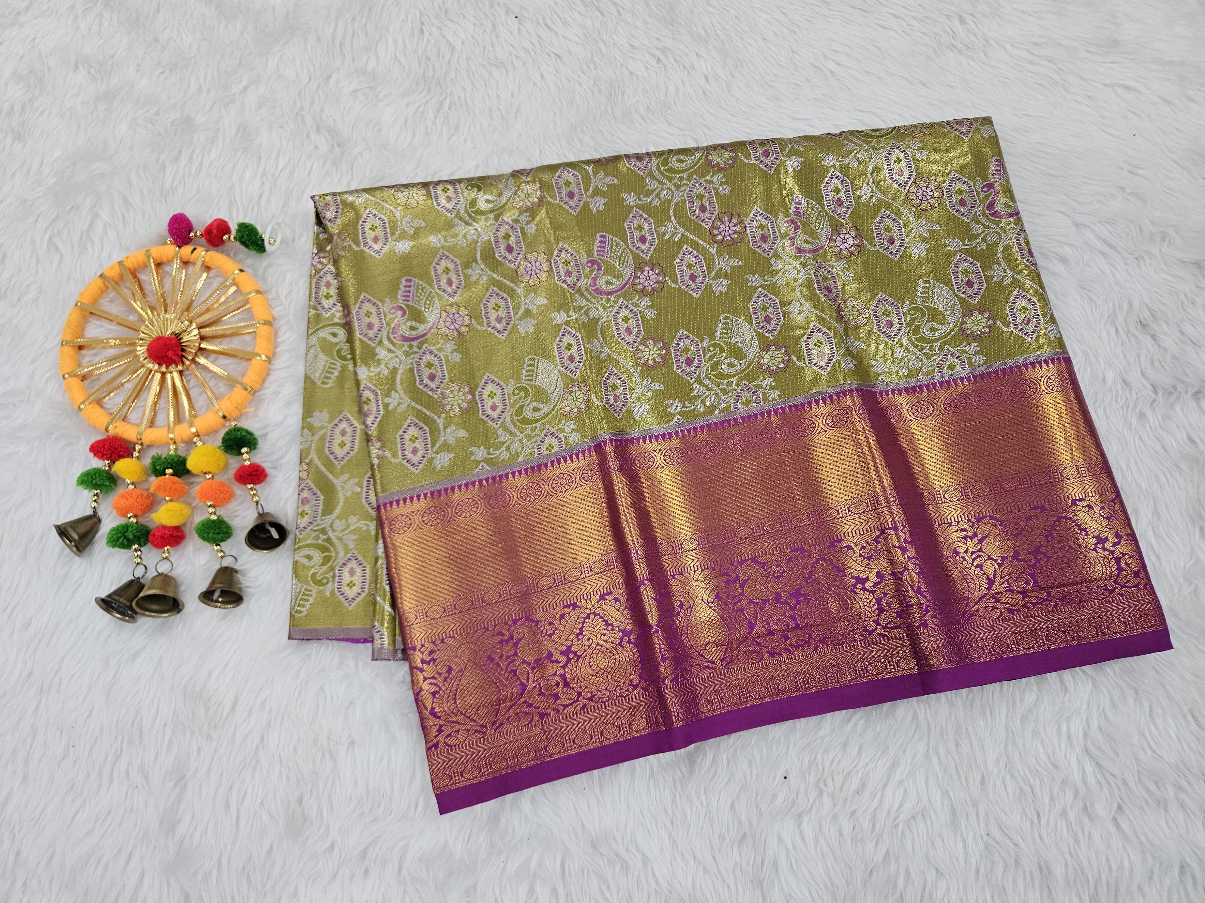 (2–5  Year) Lehenga – Unstitched (Blouse + Material)