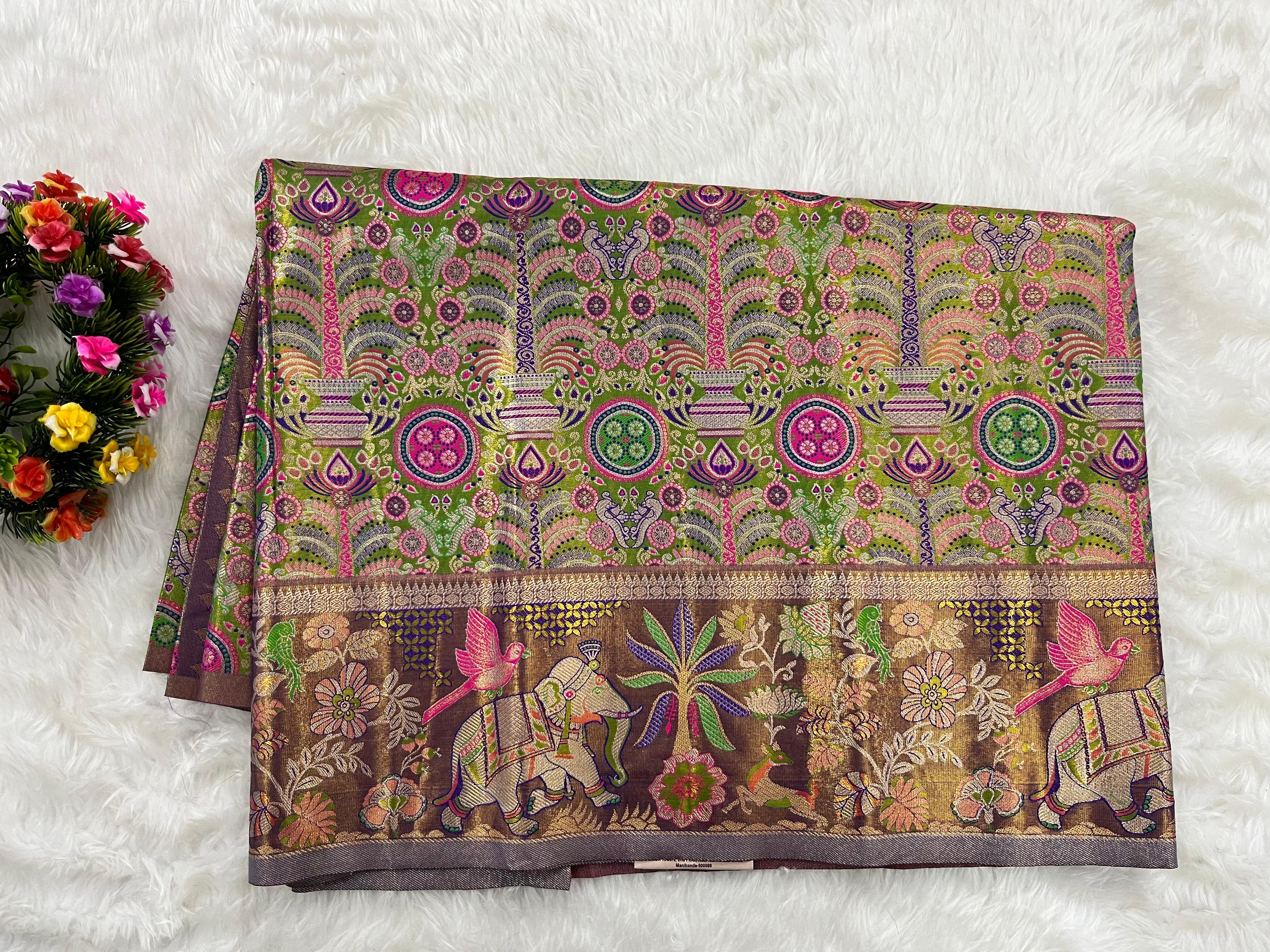 (2–5  Year) Lehenga – Unstitched (Blouse + Material)